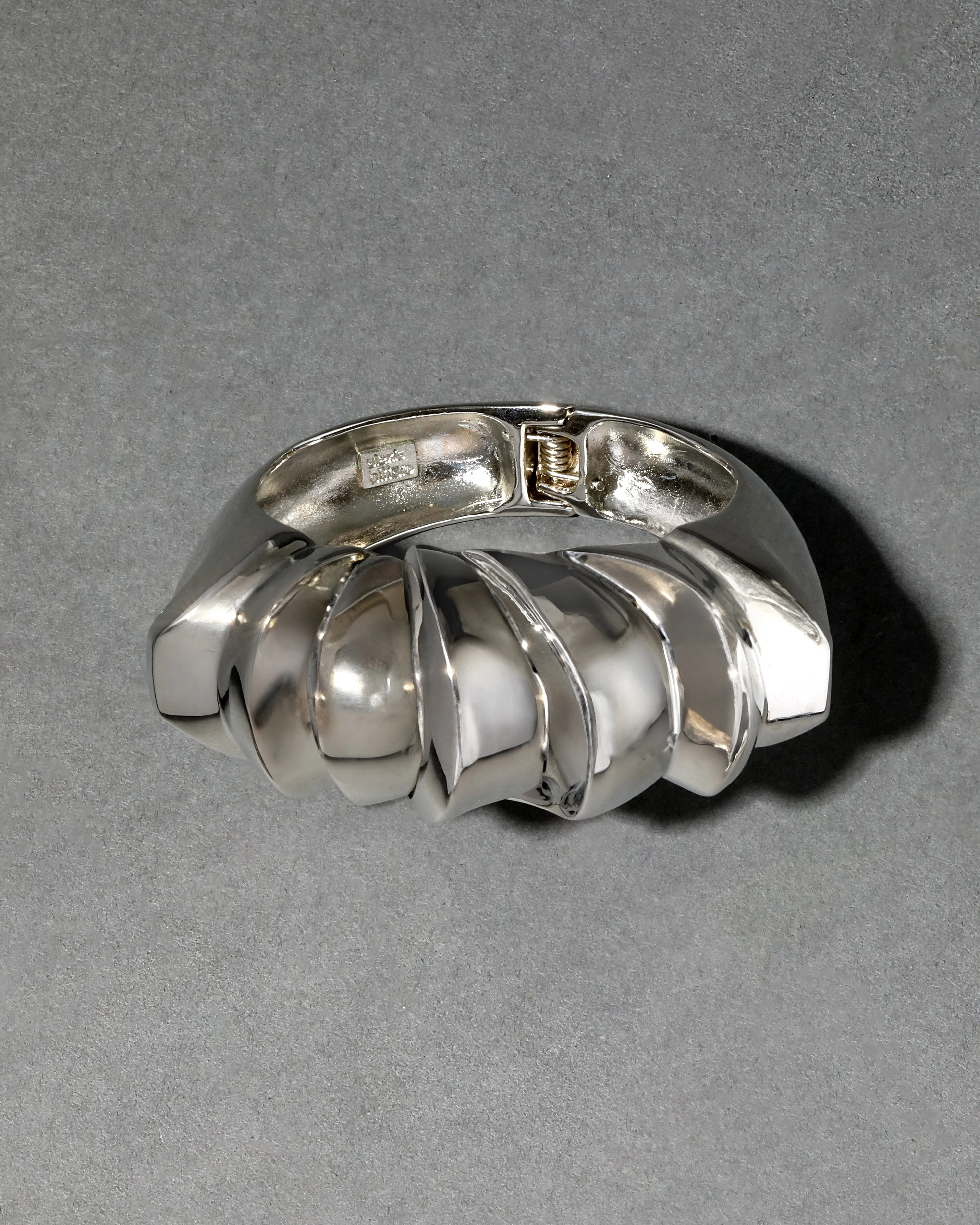 Archive Silver Sculptural Hinge Bracelet sold by Alexis Bittar product image thumbnail 2
