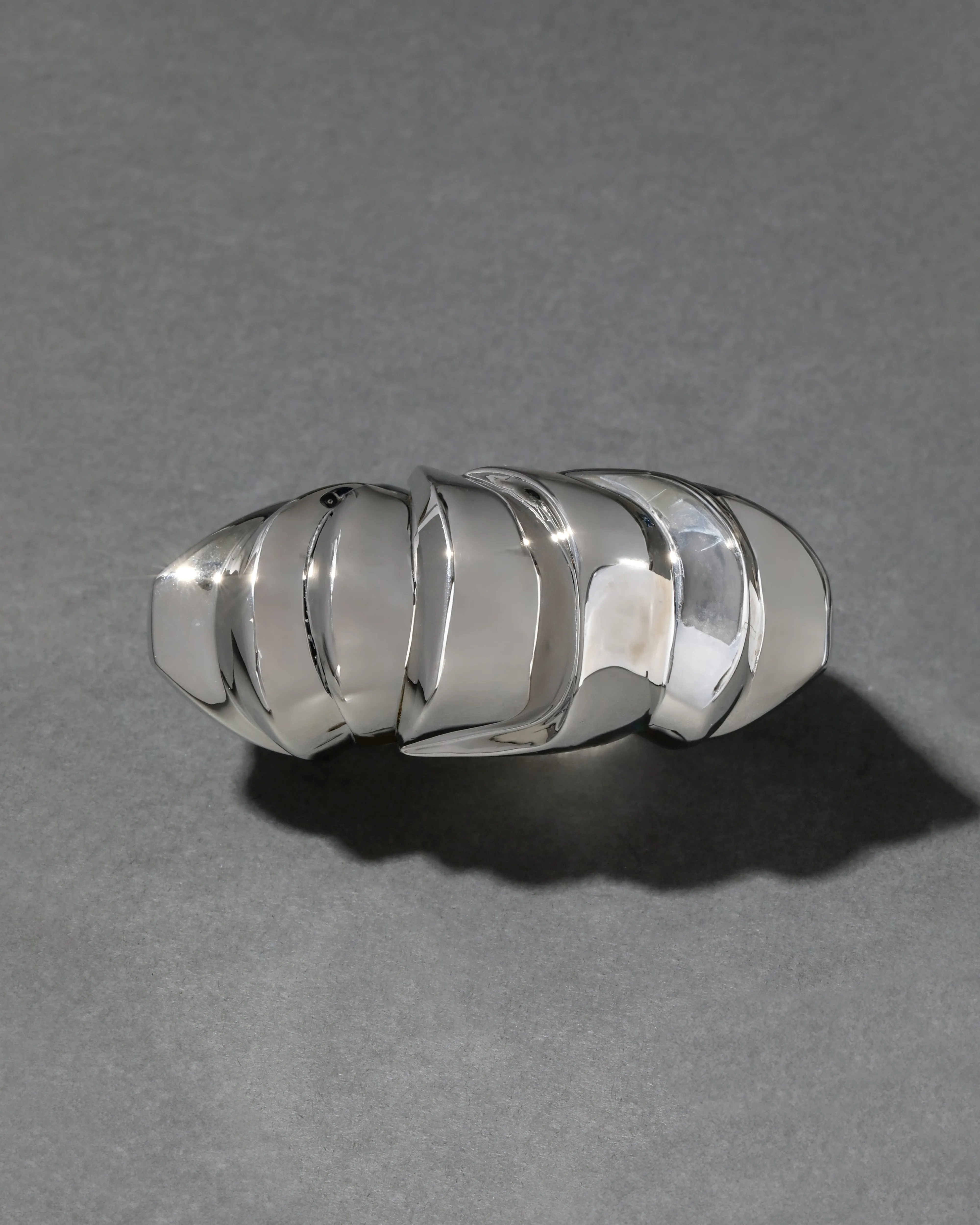 Archive Silver Sculptural Hinge Bracelet sold by Alexis Bittar product image thumbnail 3