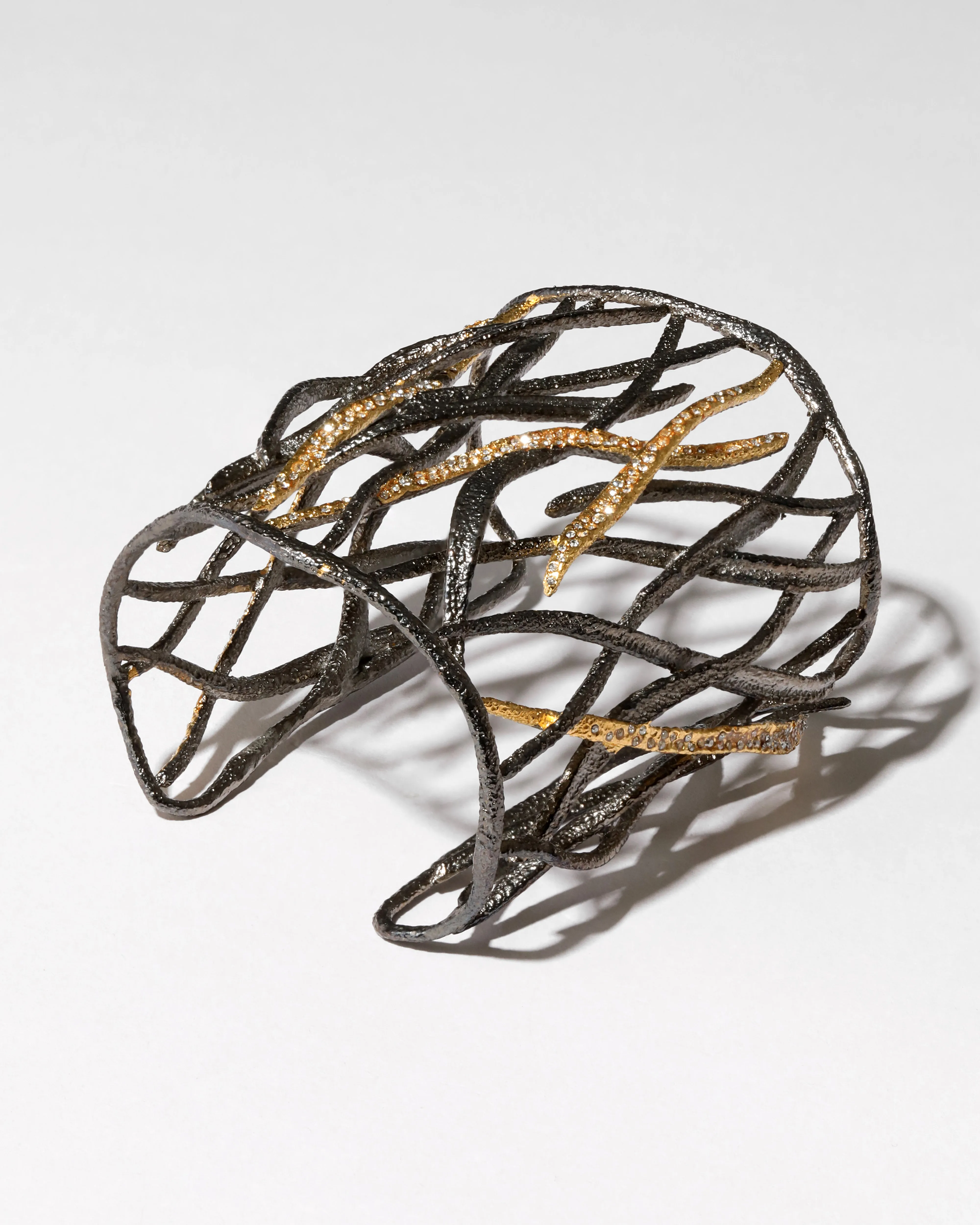 Archive Gunmetal Wavy Willows Cuff Bracelet sold by Alexis Bittar product image thumbnail 2