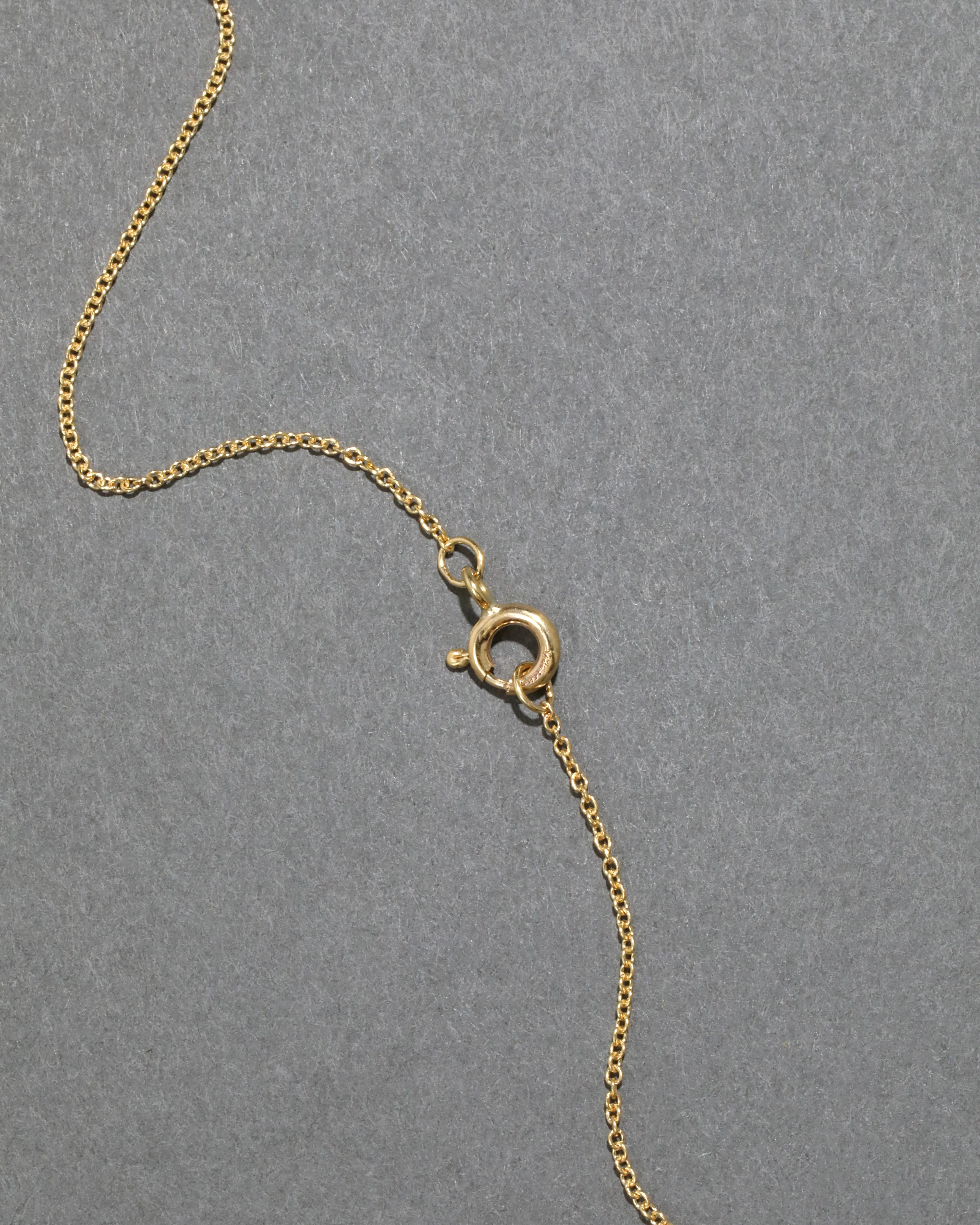 Antique Early 1900s 14k Gold Italian Horn with Enamel Pansy Pendant Necklace sold by Alexis Bittar product image thumbnail 3