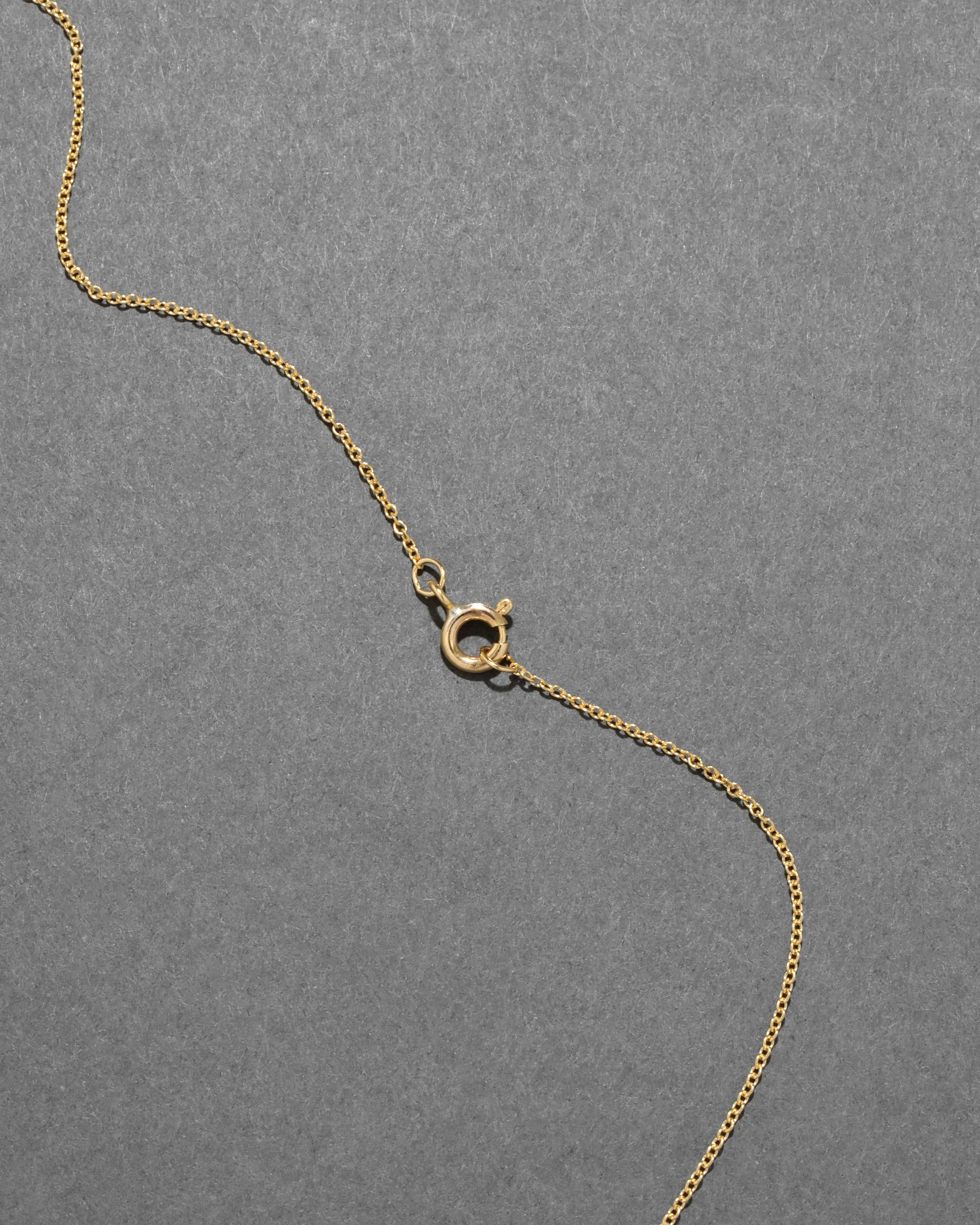 Vintage 10k Gold Pave Diamond Heart Pendant Necklace sold by Alexis Bittar product image thumbnail 3