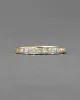 Vintage 1980s 14k Gold Bezel Set Diamond Band Ring sold by Alexis Bittar