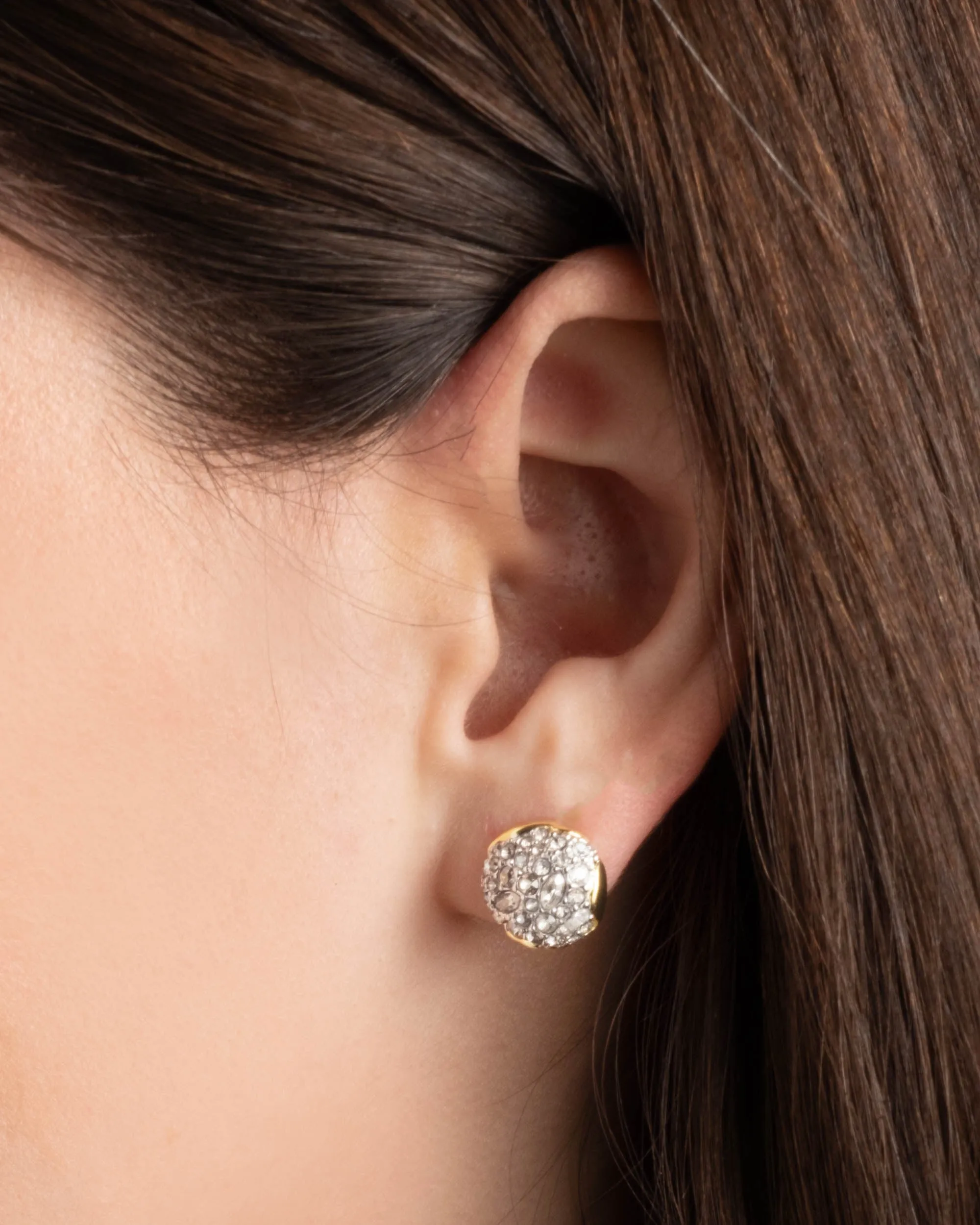Solanales Crystal Round Post Earring- Air sold by Alexis Bittar product image thumbnail 2