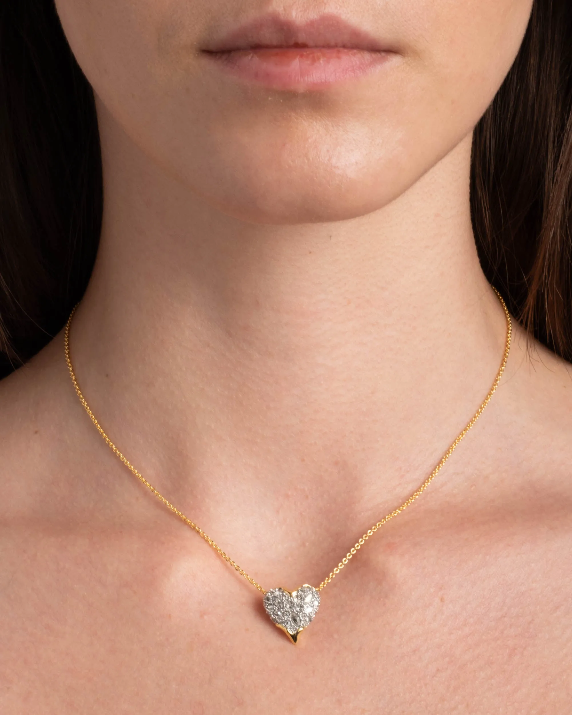 Solanales Crystal Heart Pendant Necklace- Air sold by Alexis Bittar product image thumbnail 2
