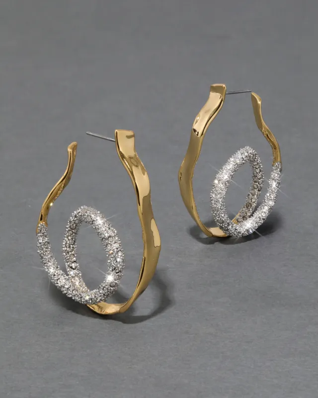 Solanales Orbiting Hoop Earring sold by Alexis Bittar