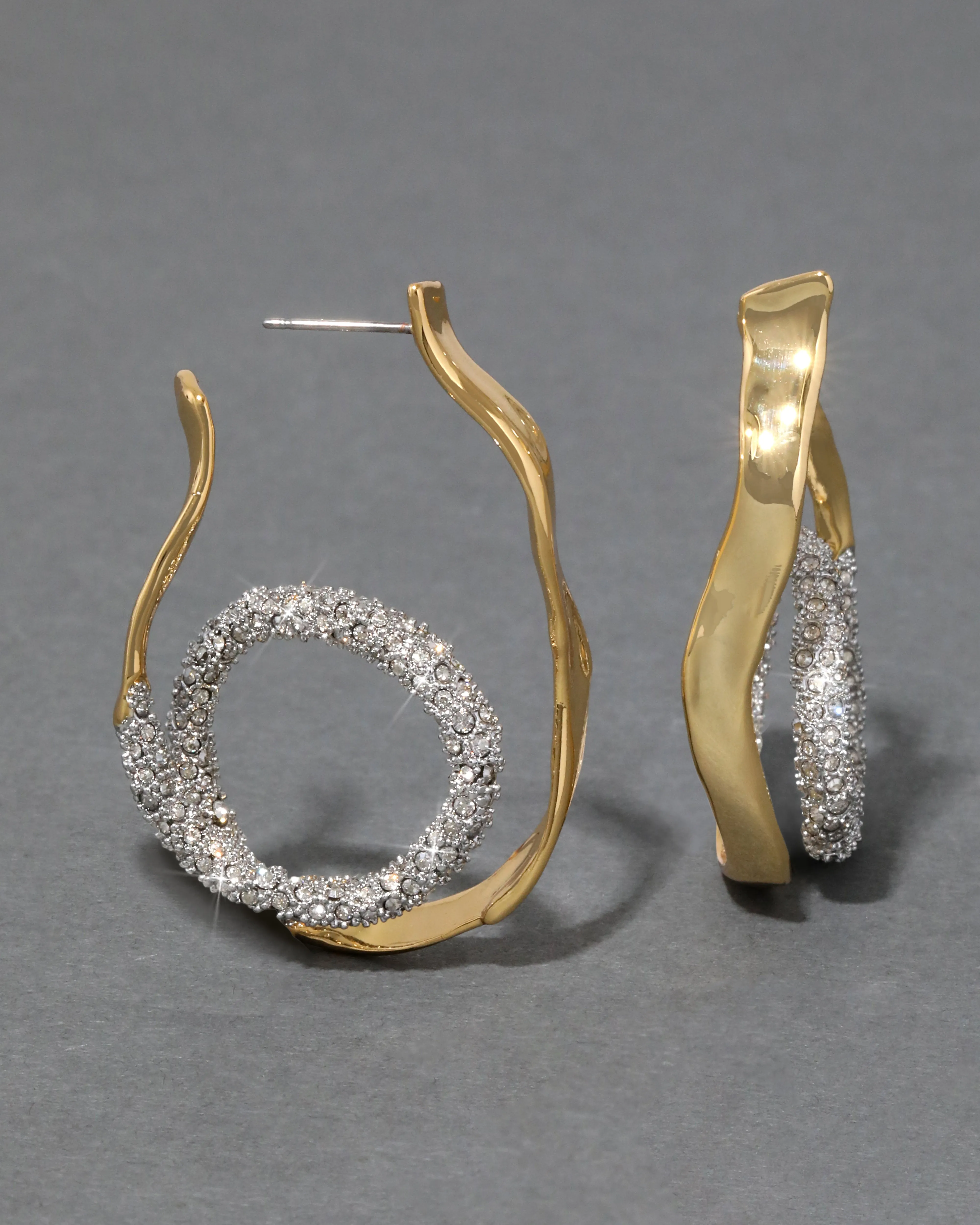 Solanales Orbiting Hoop Earring sold by Alexis Bittar product image thumbnail 3