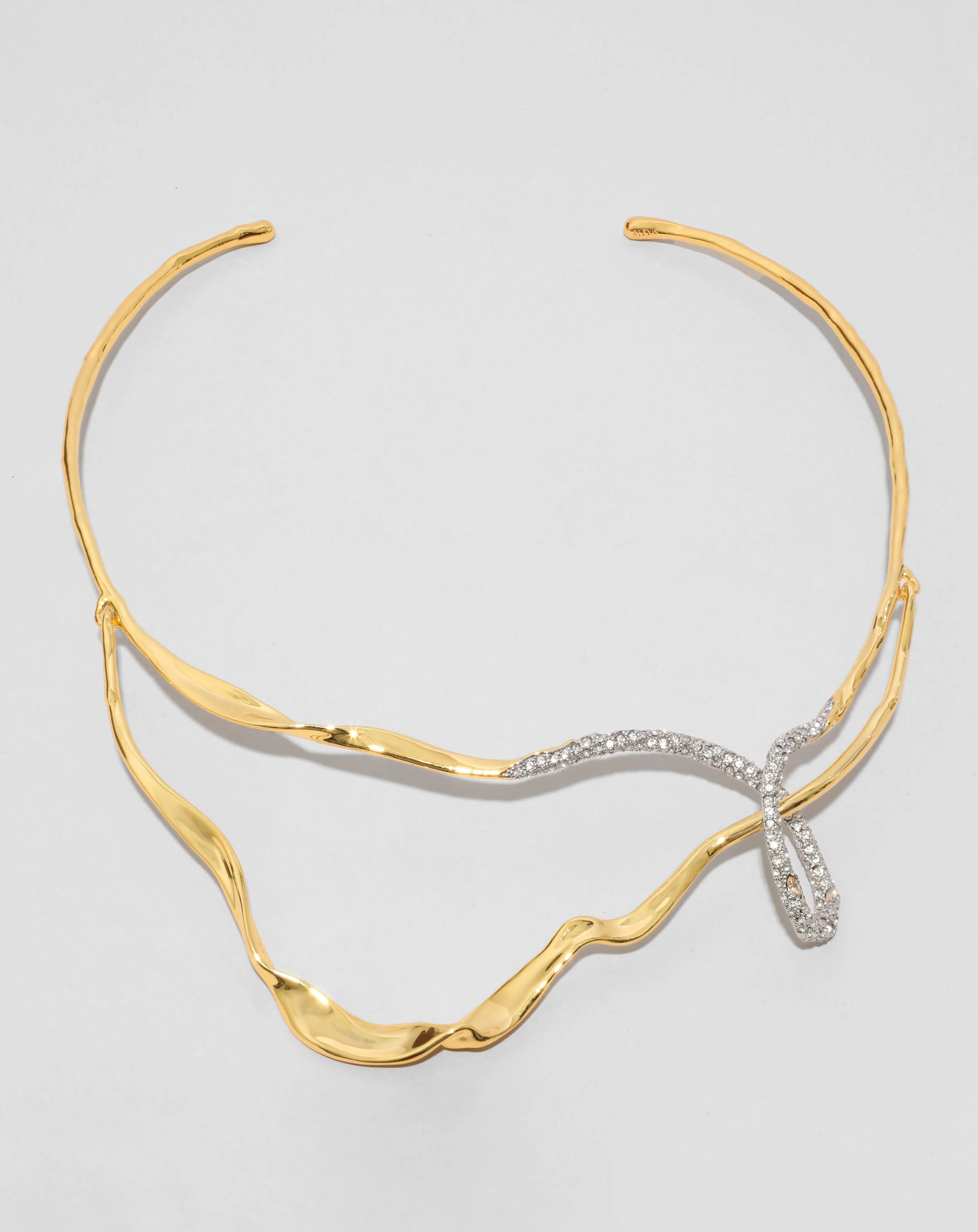 Solanales Crystal Looped Collar Necklace sold by Alexis Bittar product image thumbnail 5