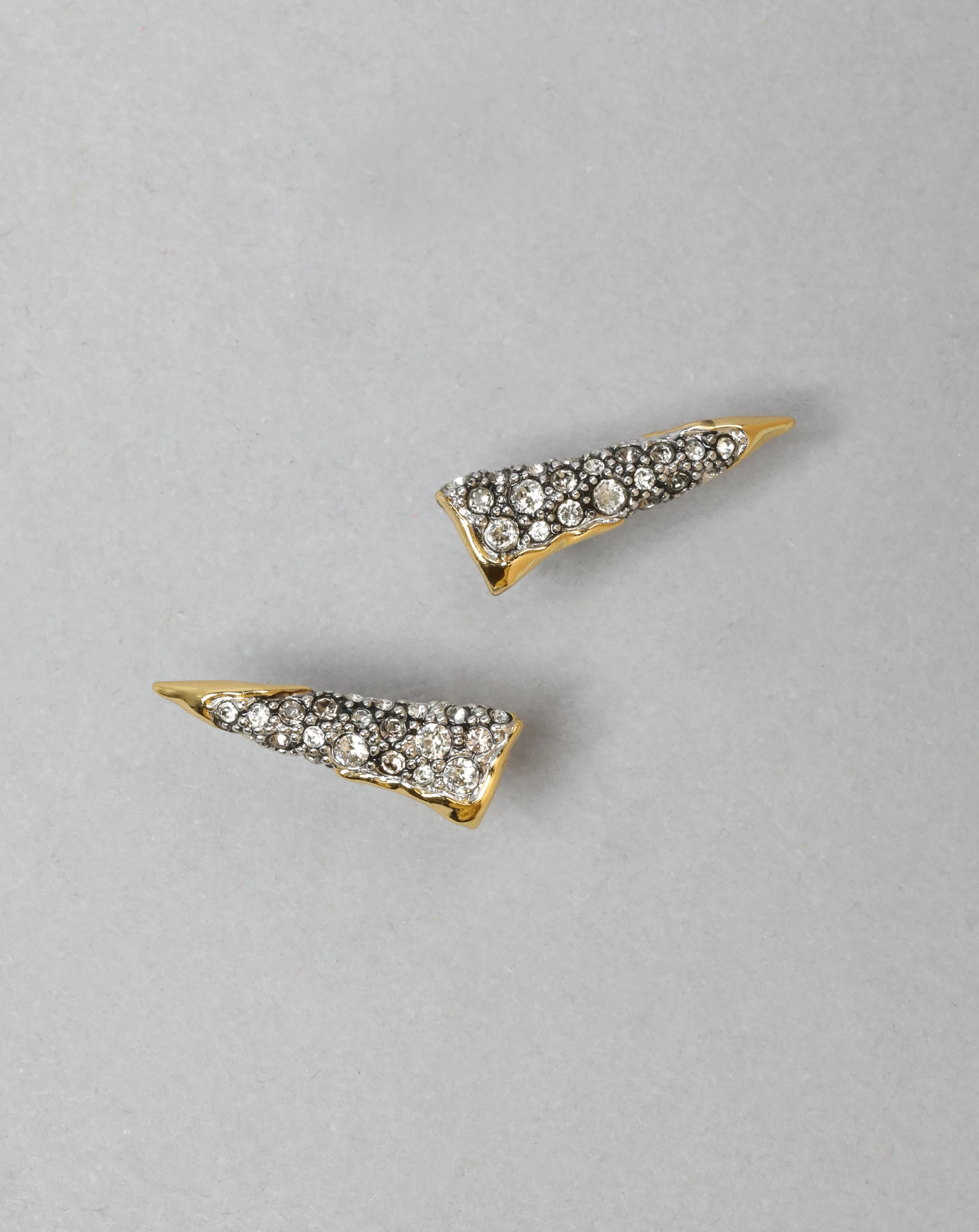 Solanales Crystal Spear Stud Earring- Champagne sold by Alexis Bittar