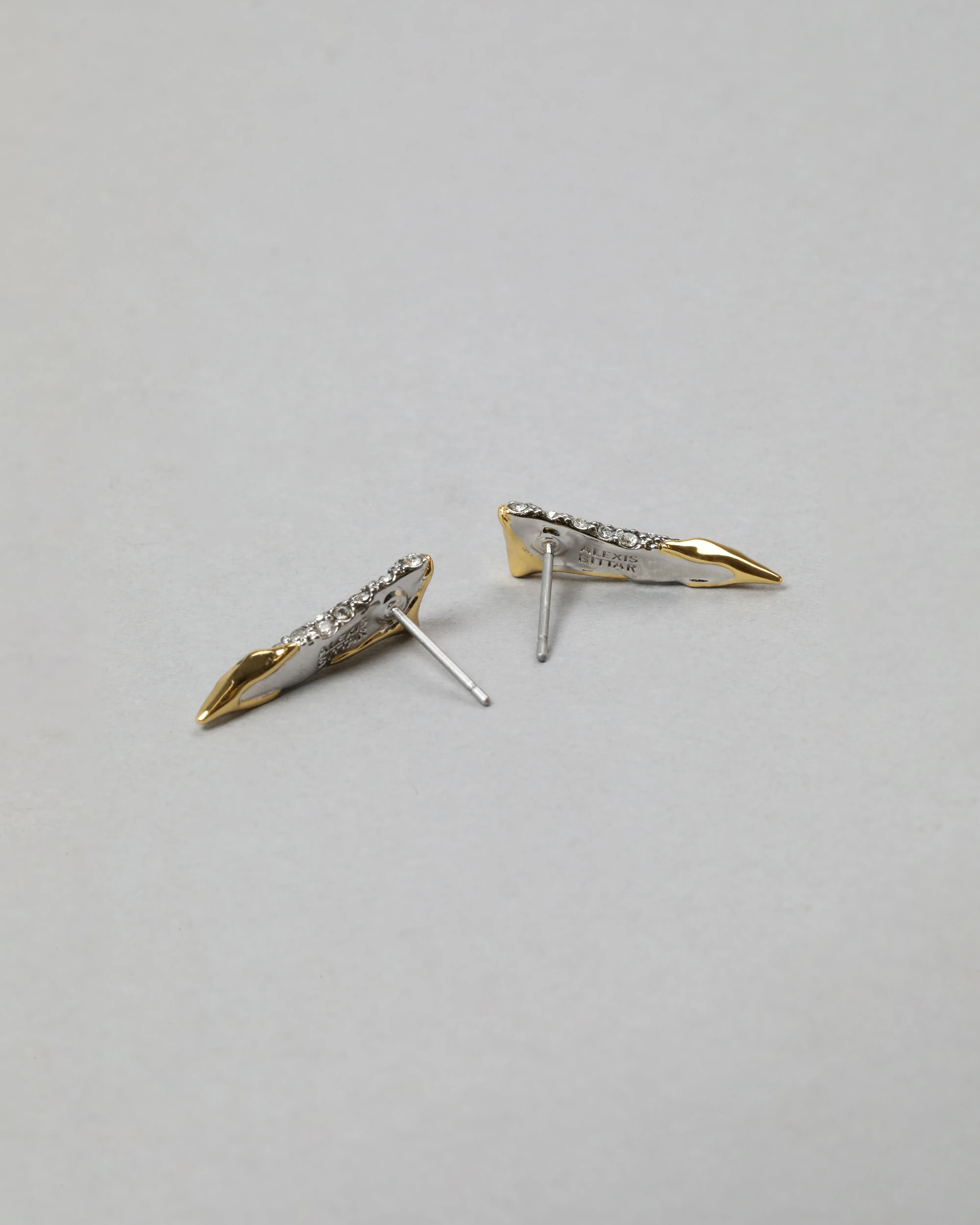 Solanales Crystal Spear Stud Earring- Champagne sold by Alexis Bittar product image thumbnail 4