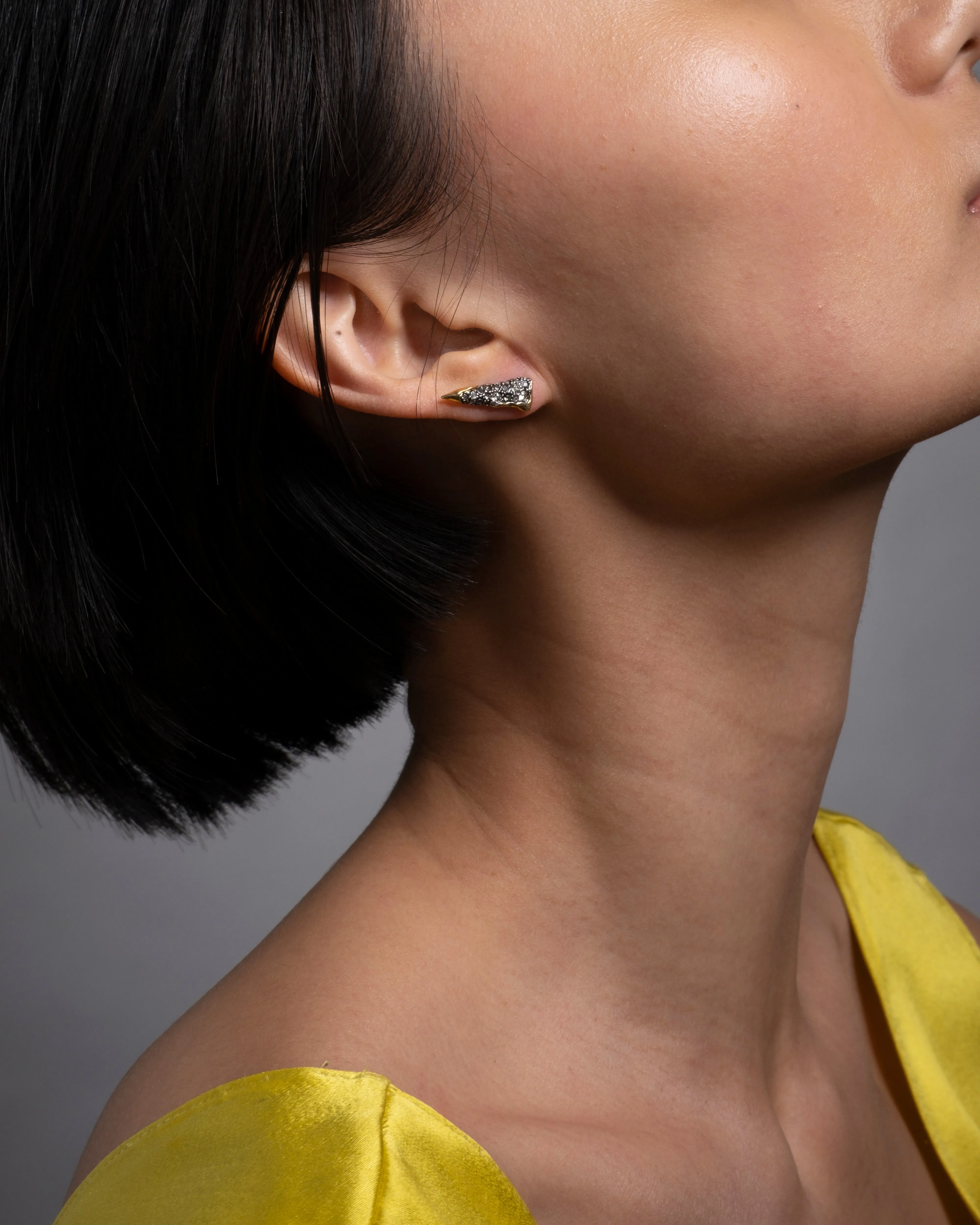 Solanales Crystal Spear Stud Earring- Champagne sold by Alexis Bittar product image thumbnail 2