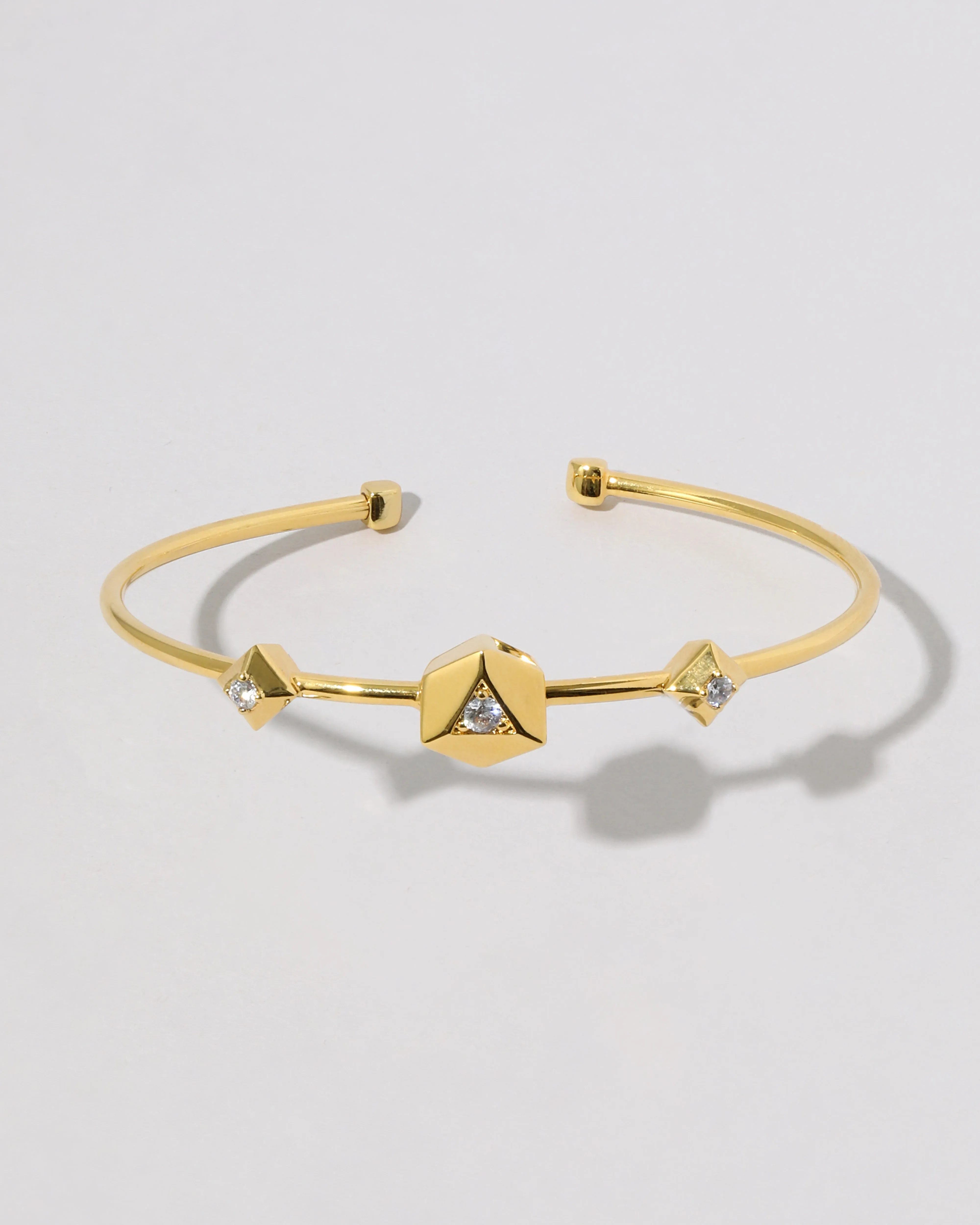Geometric Crystal Flex Cuff Bracelet sold by Alexis Bittar