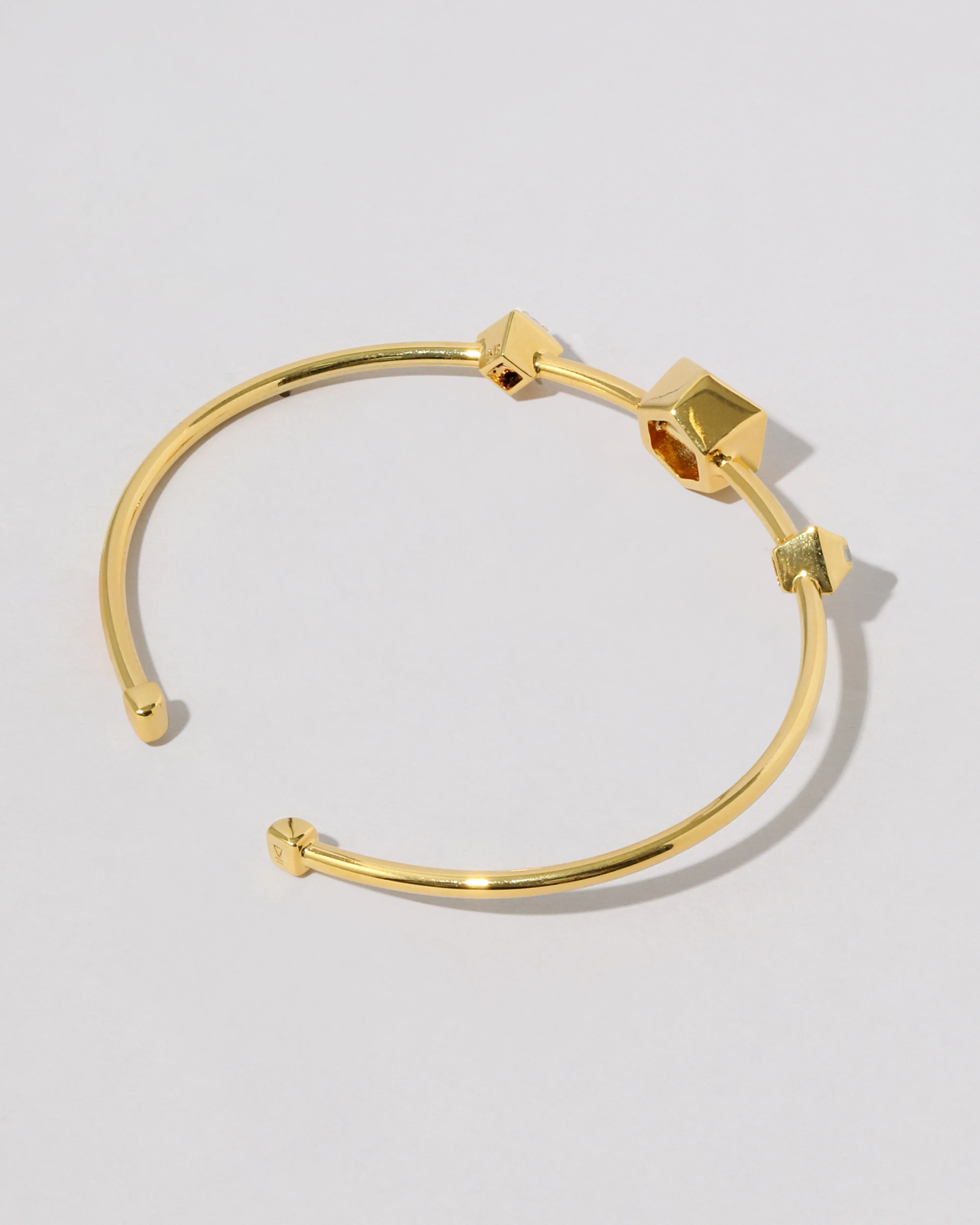 Geometric Crystal Flex Cuff Bracelet sold by Alexis Bittar product image thumbnail 4