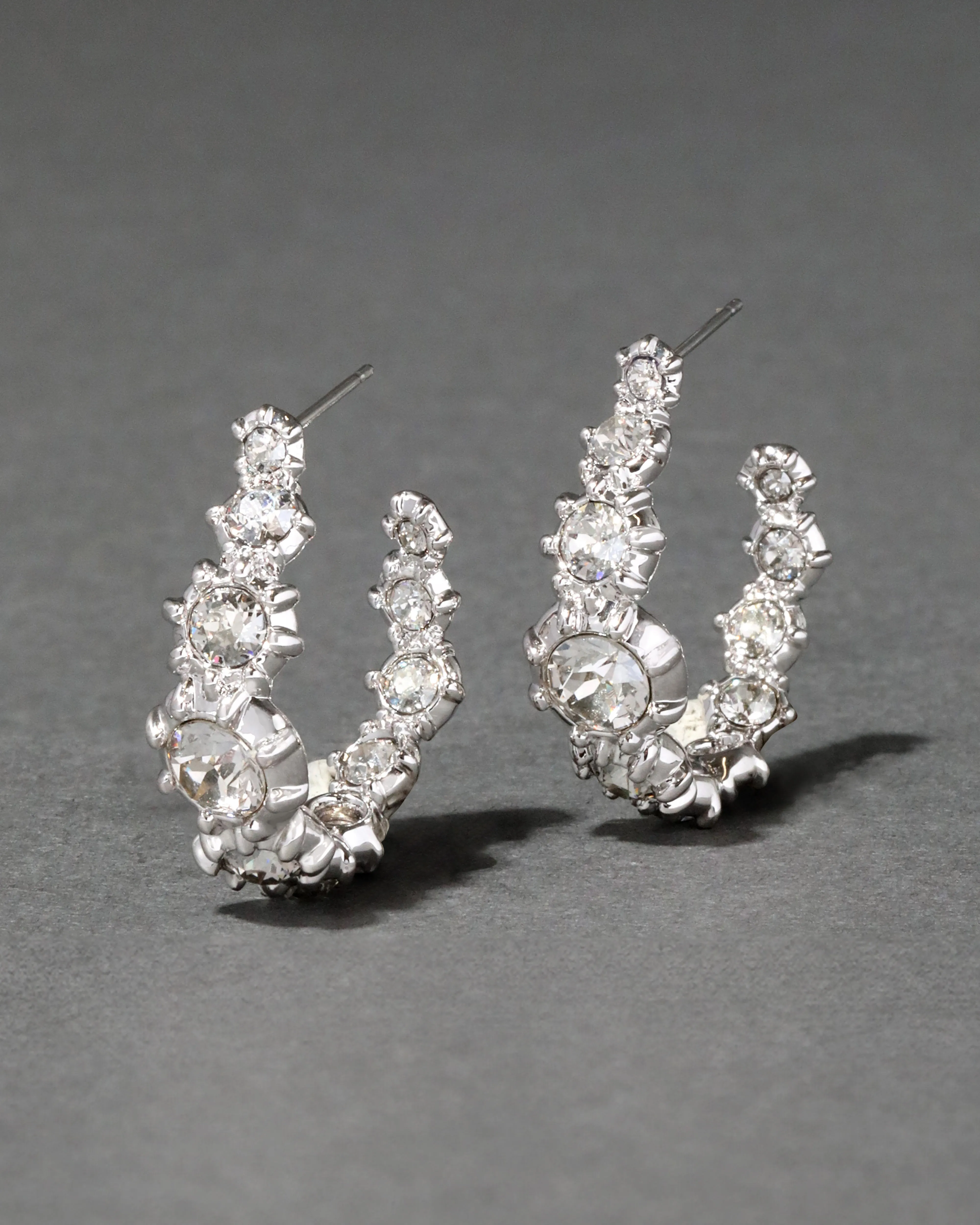 Punk Royale Small Hoop Earring- Silver sold by Alexis Bittar