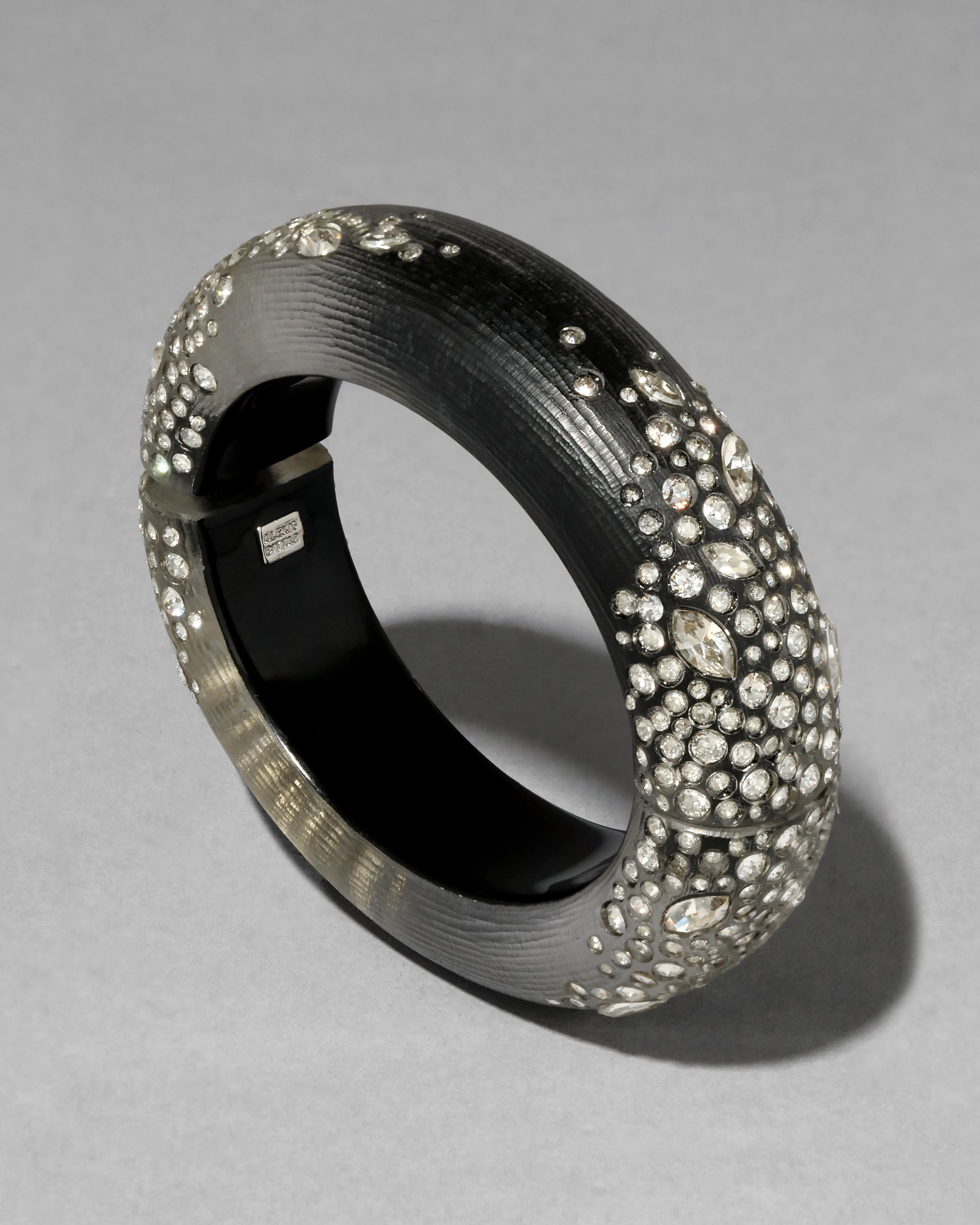 Confetti Crystal Lucite Hinge Bracelet- Black sold by Alexis Bittar product image thumbnail 3