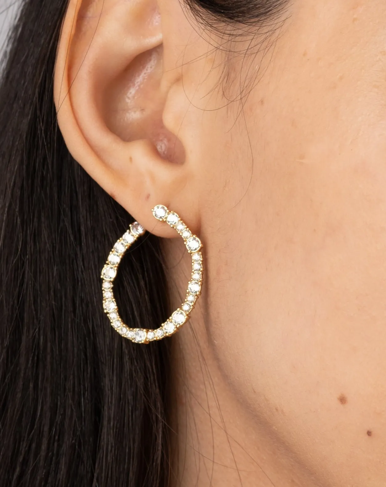 Punk Royale Small Looped Earring - Gold sold by Alexis Bittar product image thumbnail 2