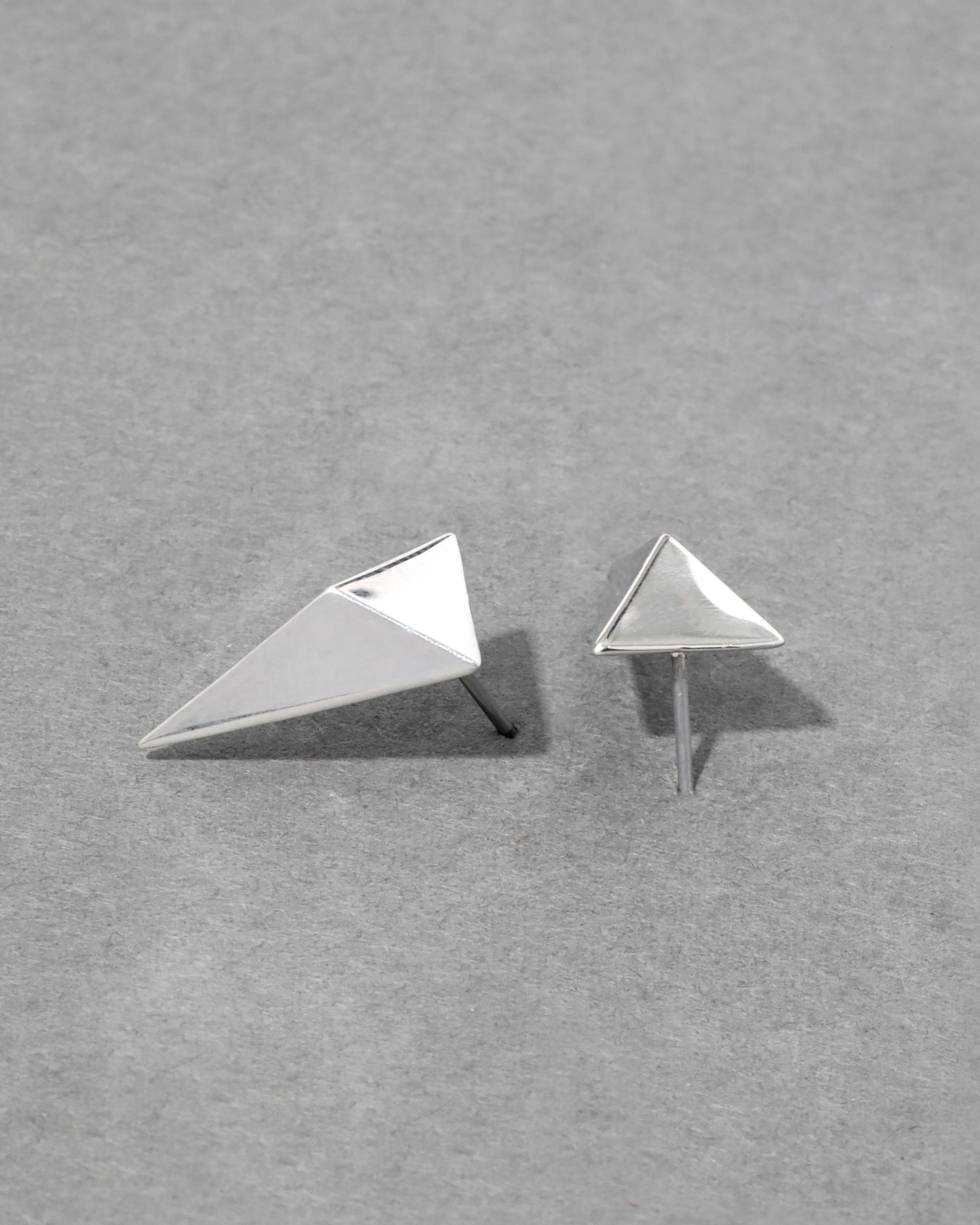Pyramid Post Earring- Silver sold by Alexis Bittar product image thumbnail 3