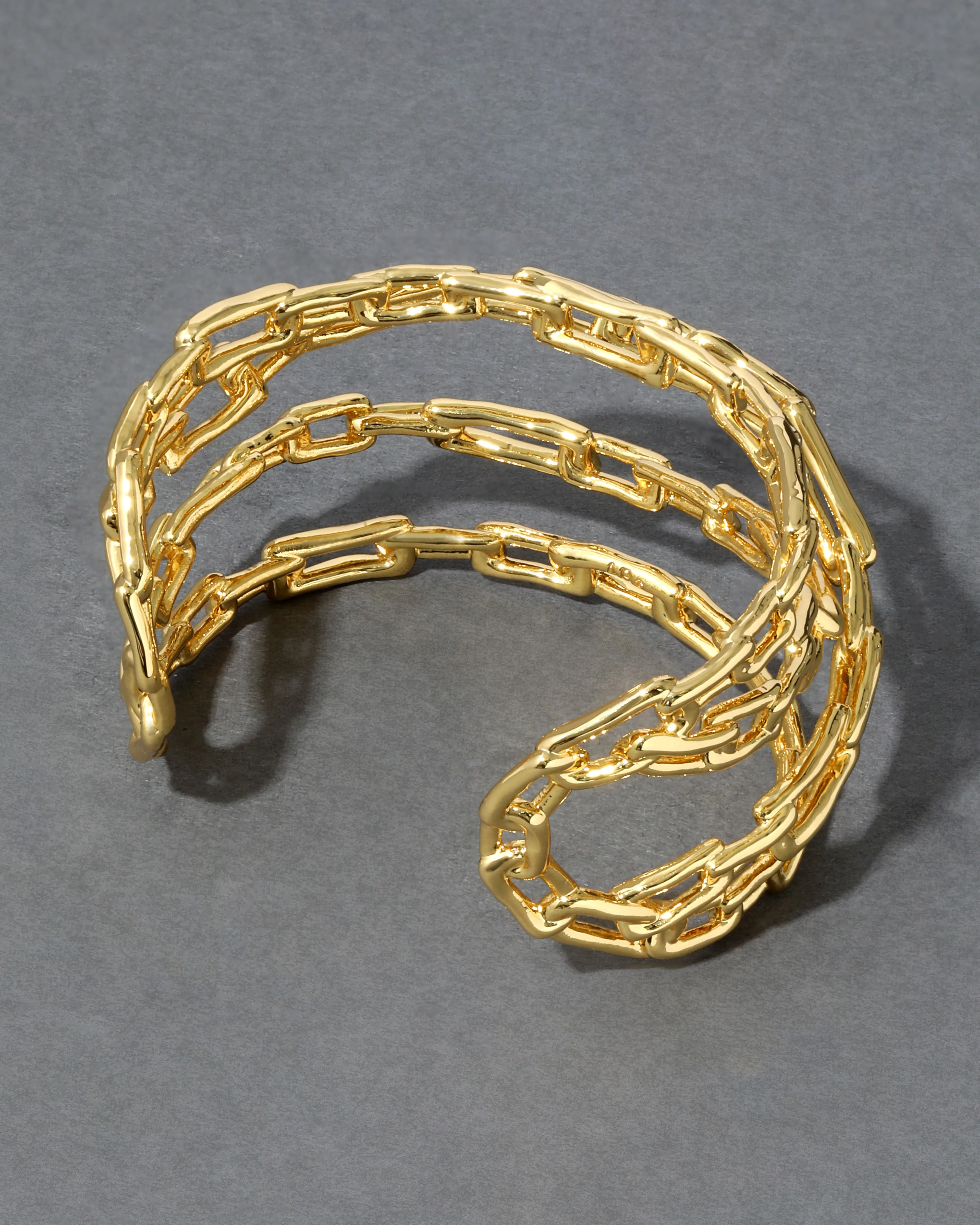 Wrapped Gold Chain Cuff Bracelet sold by Alexis Bittar product image thumbnail 4