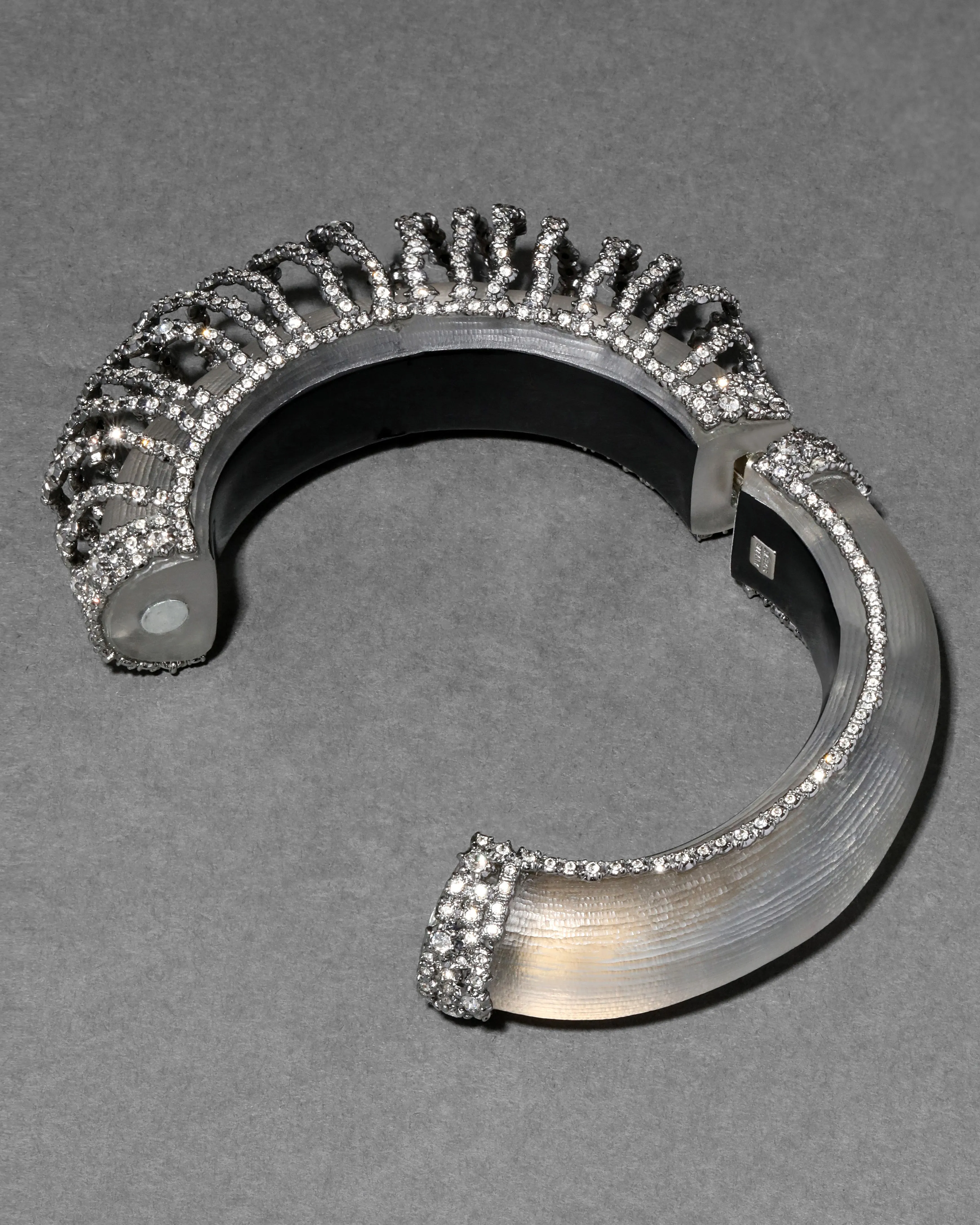 Punk Royale Orbiting Lucite Crystal Bracelet- Warm Grey sold by Alexis Bittar product image thumbnail 4