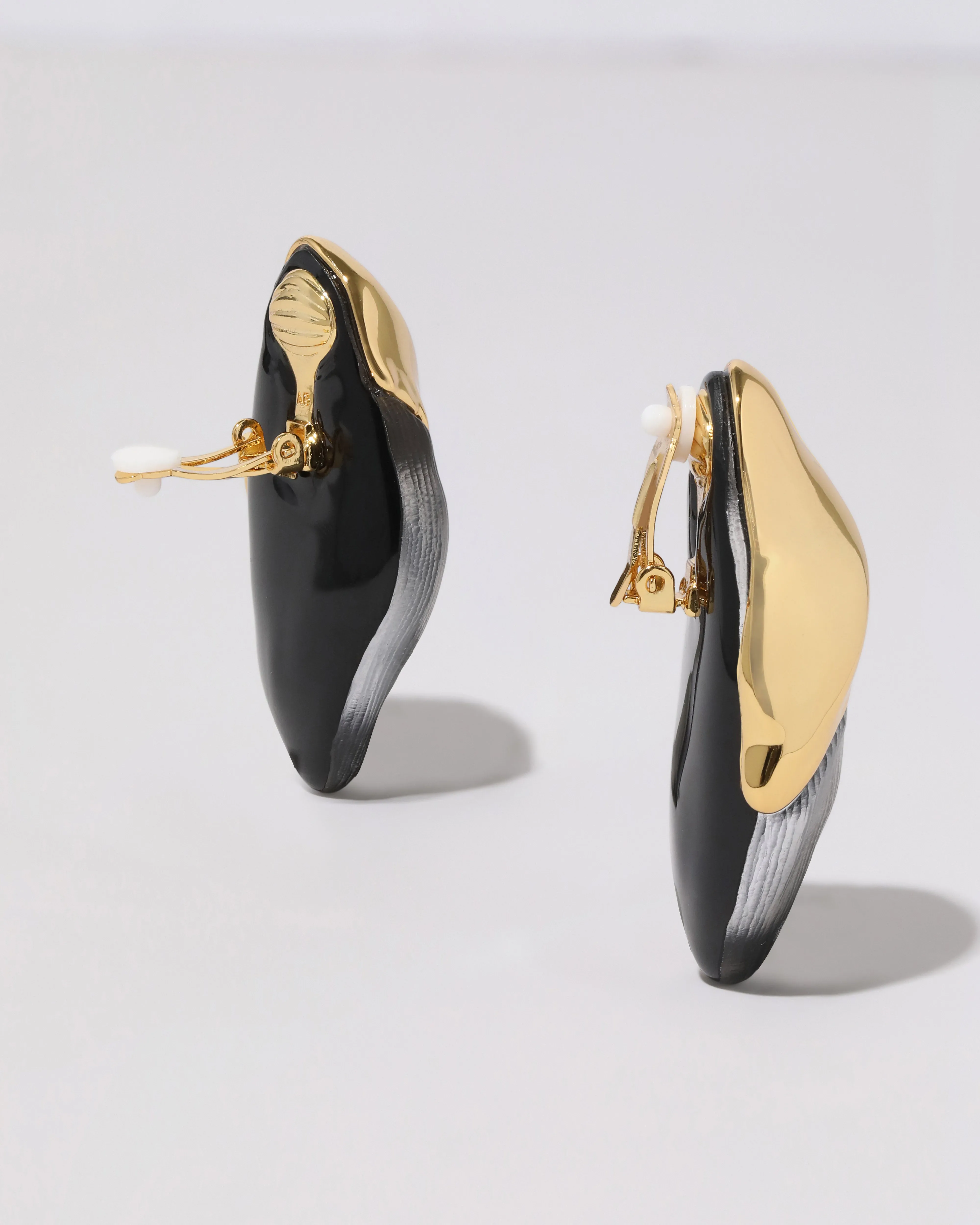 Lucite Molten Clip On Earring - Black sold by Alexis Bittar product image thumbnail 5