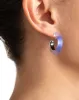 Small Lucite Hoop Earring- Electric Violet sold by Alexis Bittar