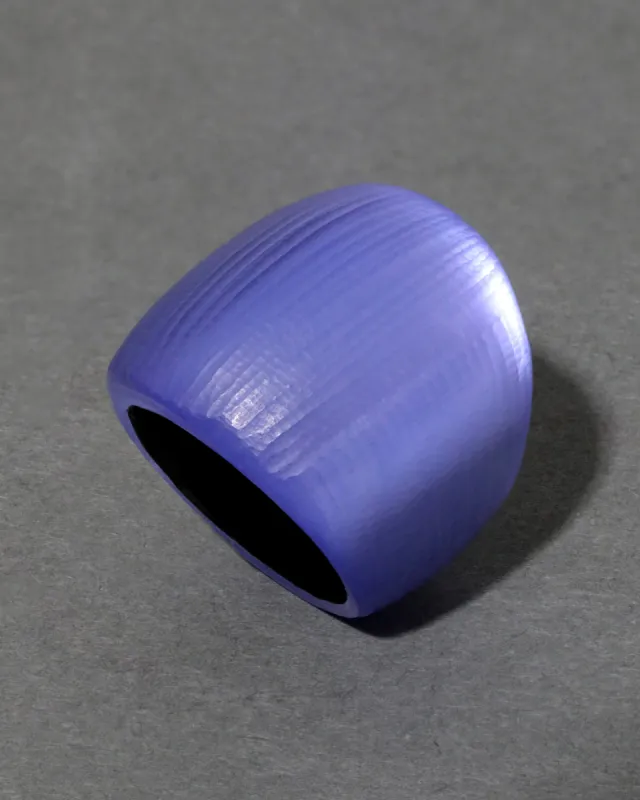 Lucite Block Ring- Electric Violet sold by Alexis Bittar
