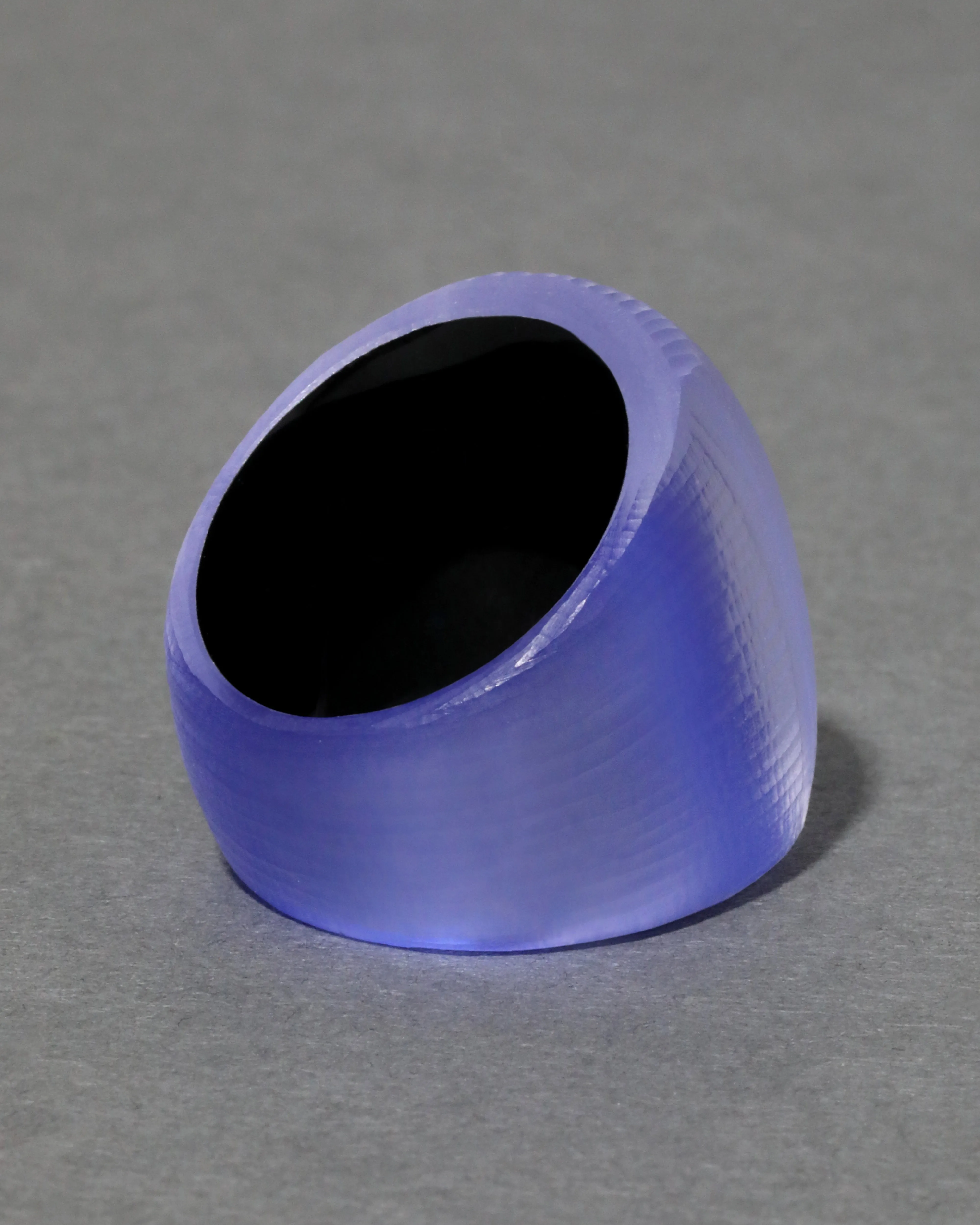 Lucite Block Ring- Electric Violet sold by Alexis Bittar product image thumbnail 4