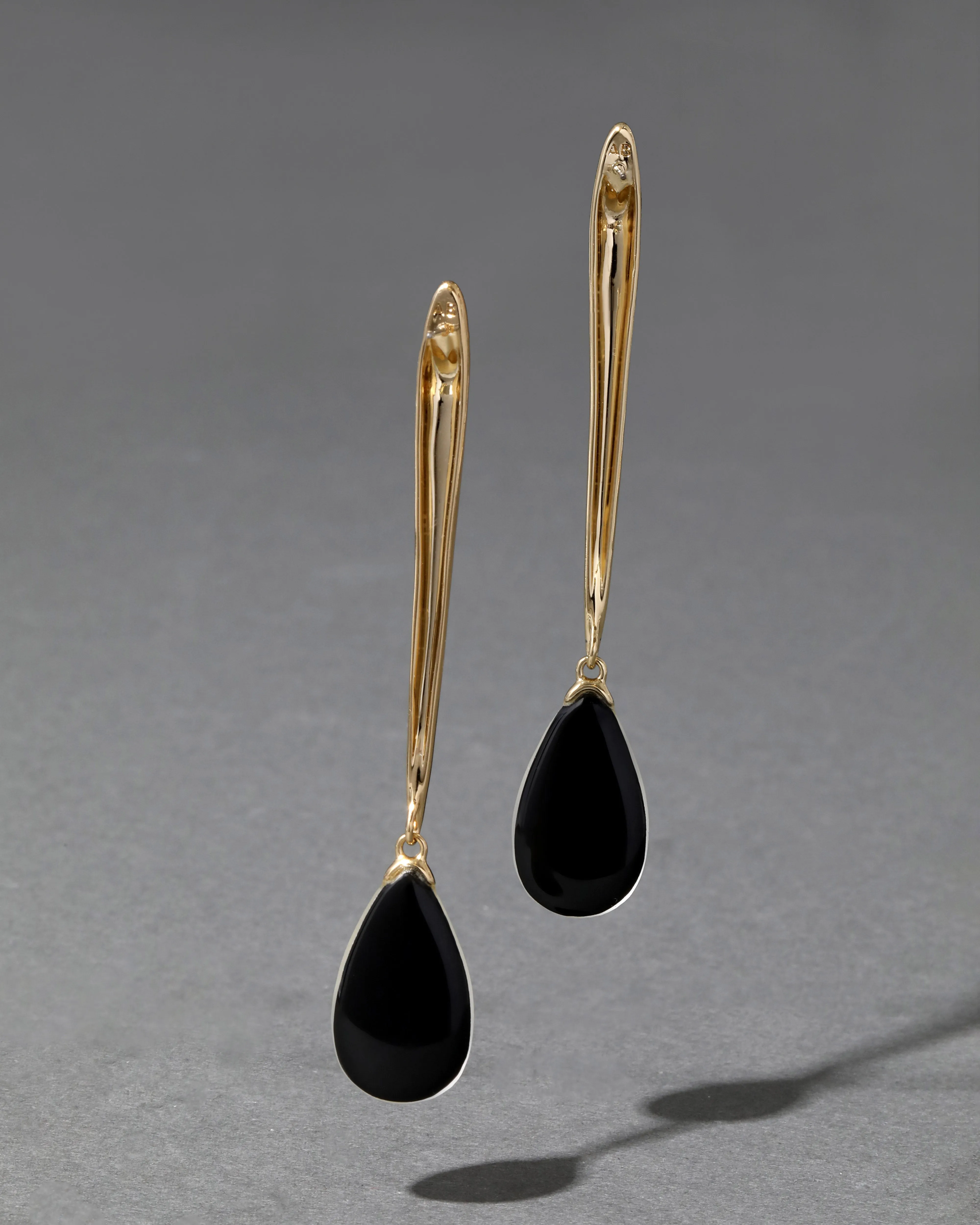 Molten Gold Elongated Lucite Drop Earring- Cream sold by Alexis Bittar product image thumbnail 3