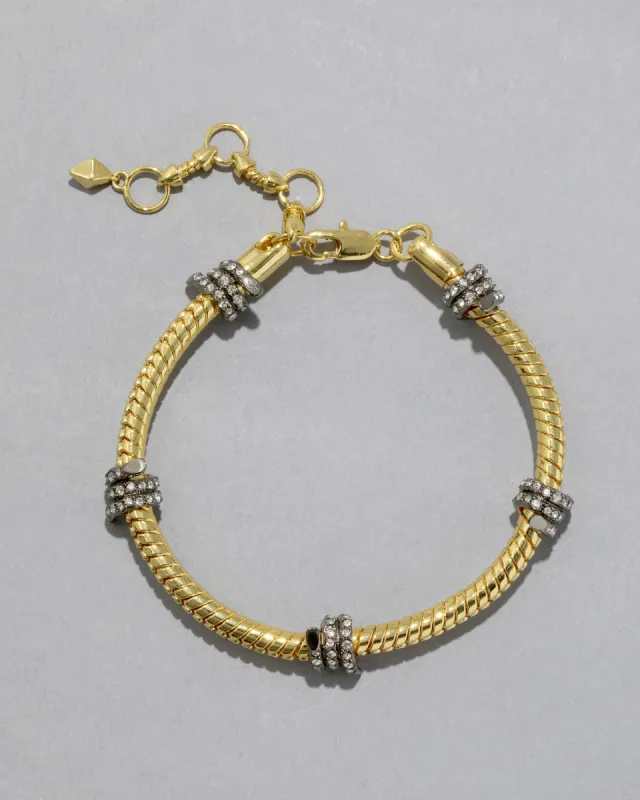 Gold Barbed Wire Soft Bracelet sold by Alexis Bittar