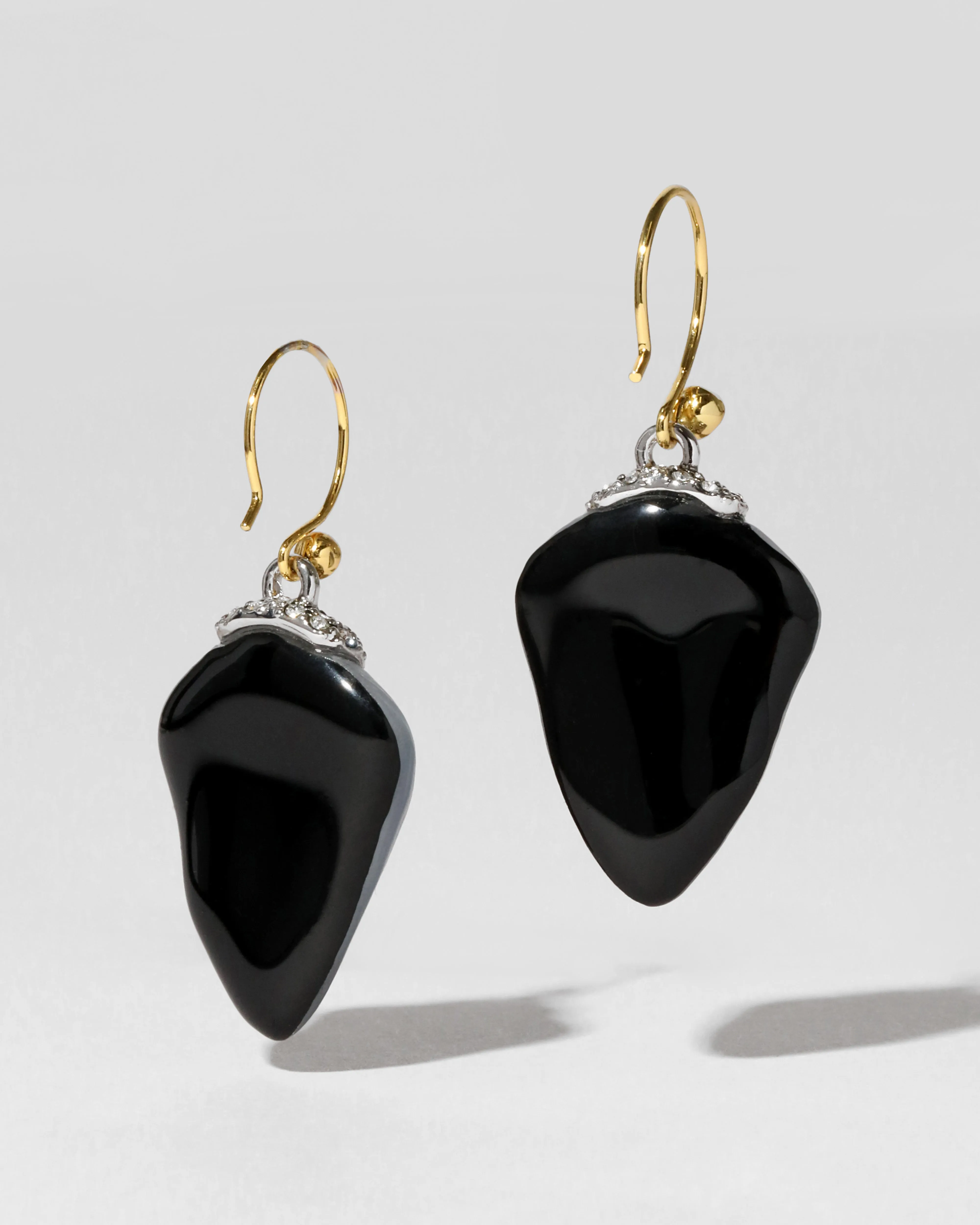 Solanales Crystal Lucite Drop Earring- Black Beetle sold by Alexis Bittar product image thumbnail 3