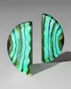 Large Malachite Lucite Earring sold by Alexis Bittar
