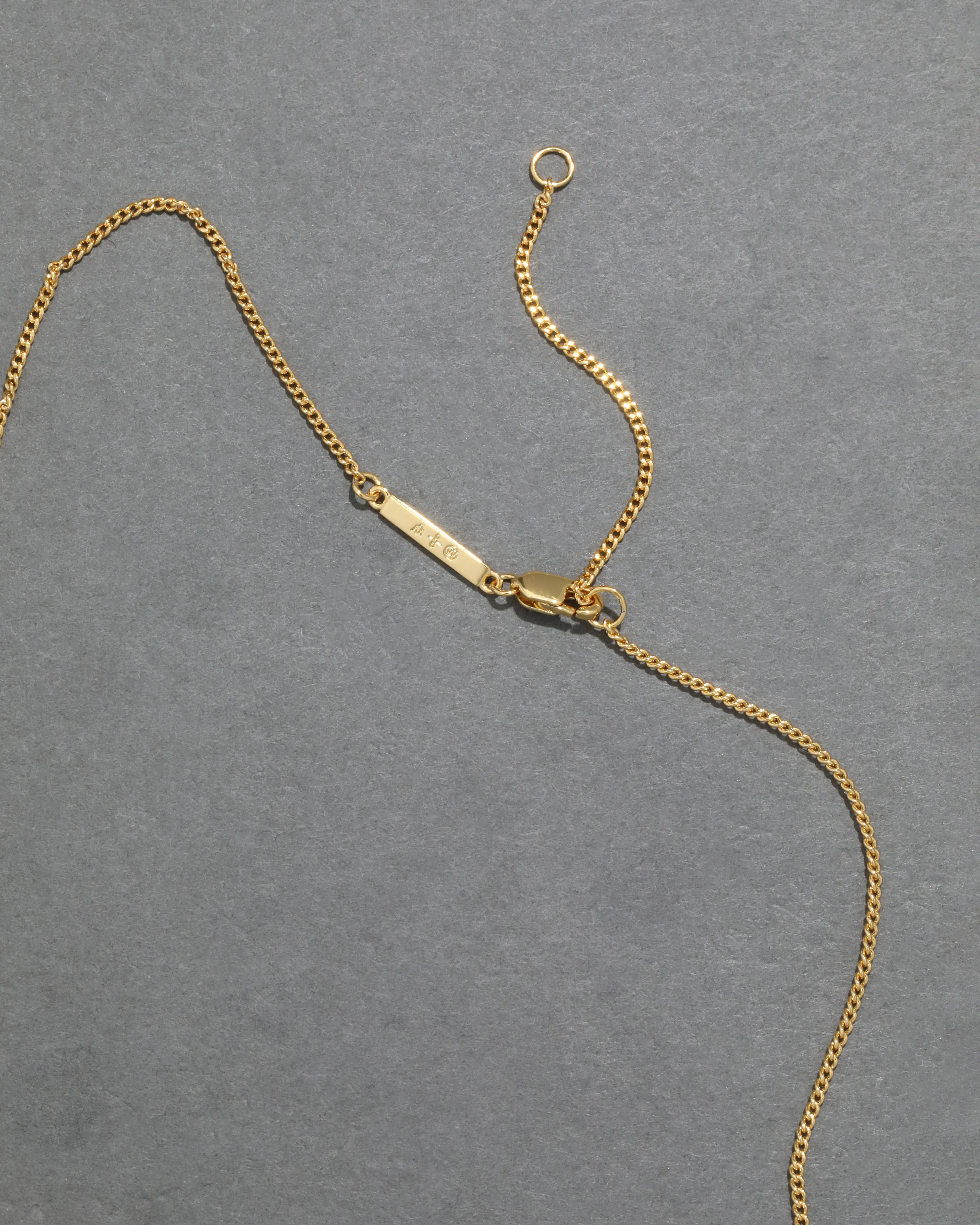 Geometric Gold Crystal Pendant Necklace sold by Alexis Bittar product image thumbnail 4