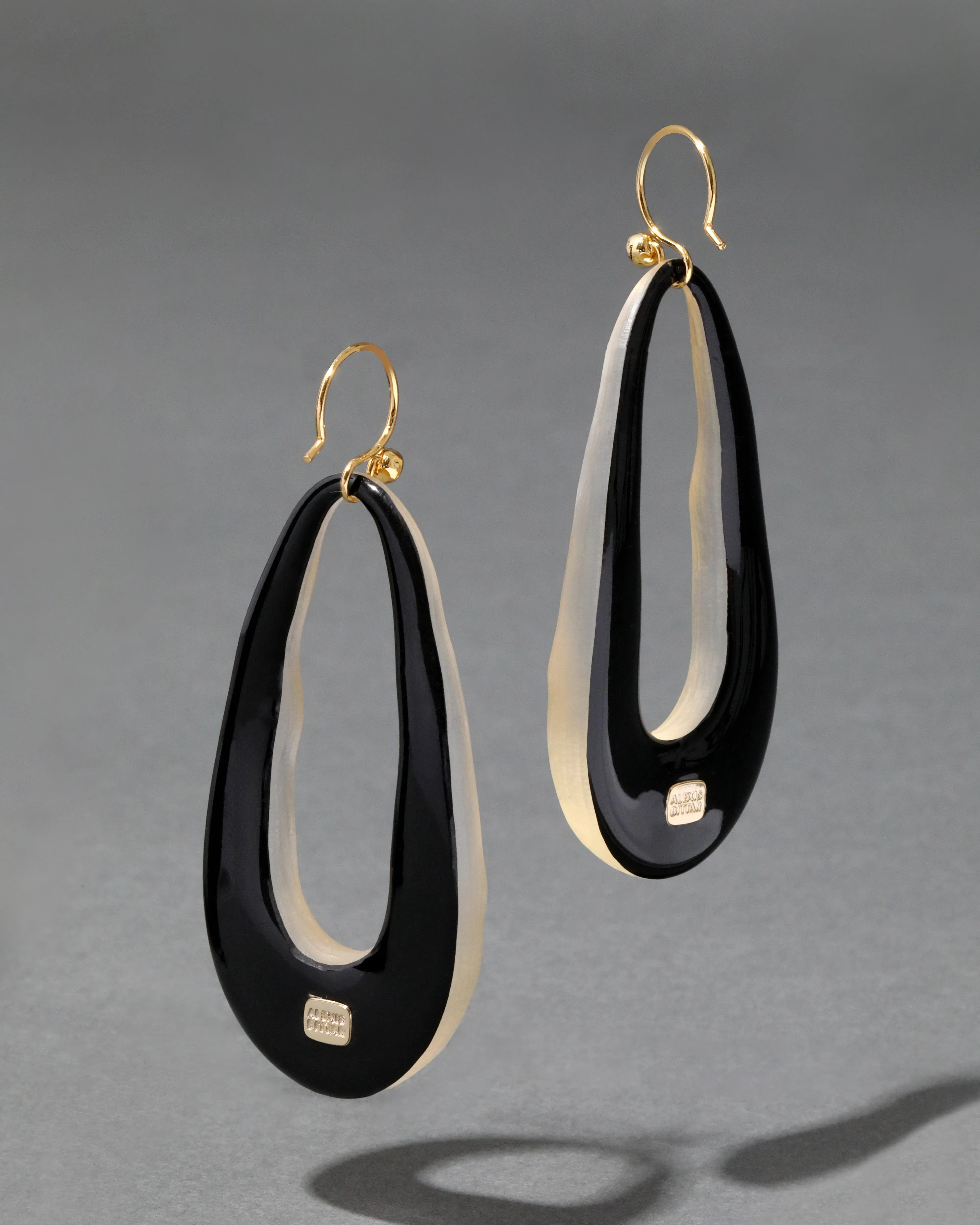 Lucite Link Wire Earring- Gold sold by Alexis Bittar product image thumbnail 3