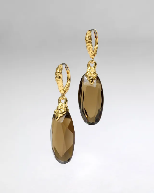 Brut Desert Drop Leverback Earring made by Alexis Bittar