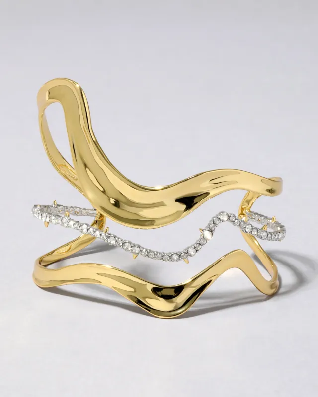 Orbit Wavy Cuff Bracelet sold by Alexis Bittar