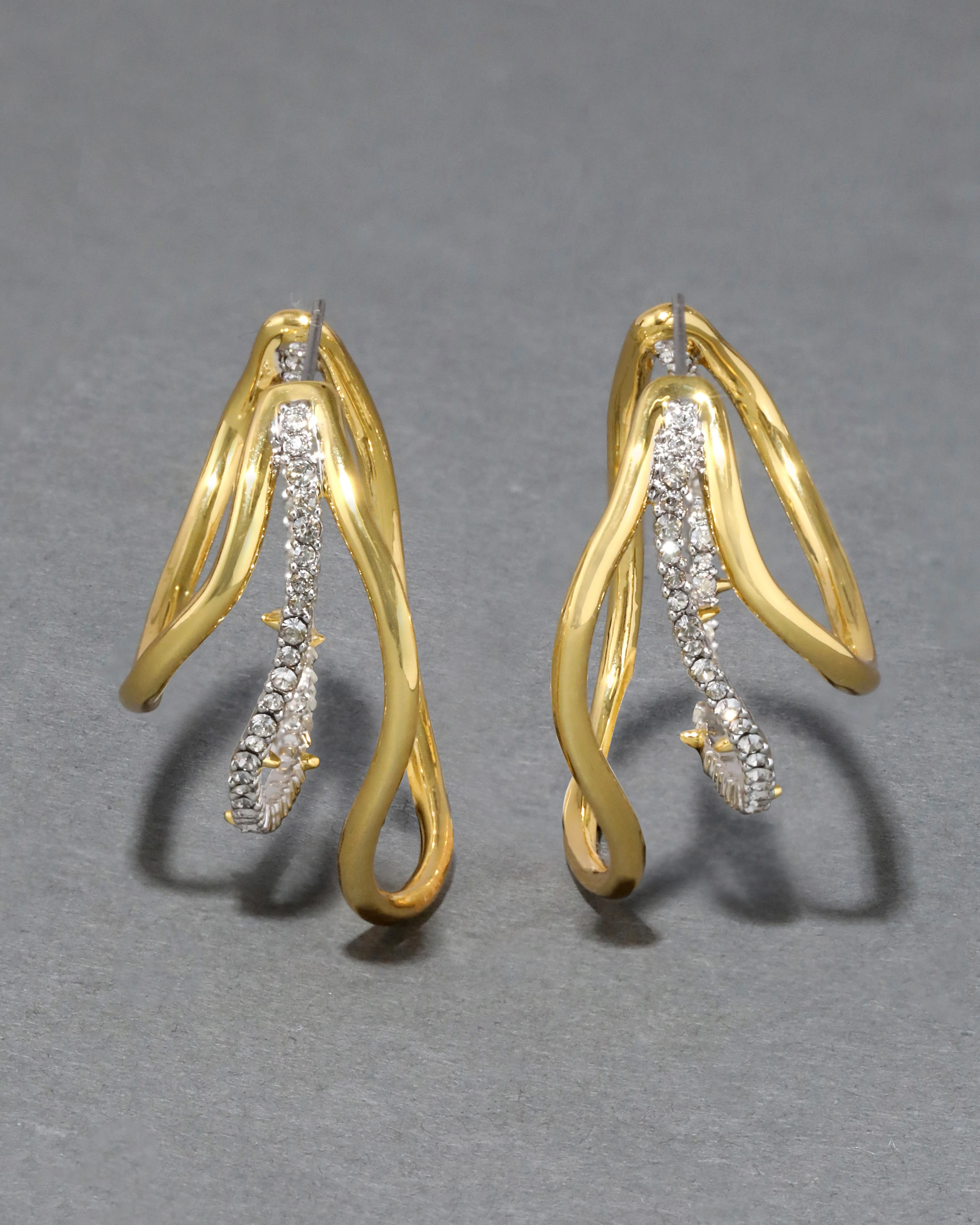 Orbit Wavy Hoop Earring sold by Alexis Bittar product image thumbnail 3