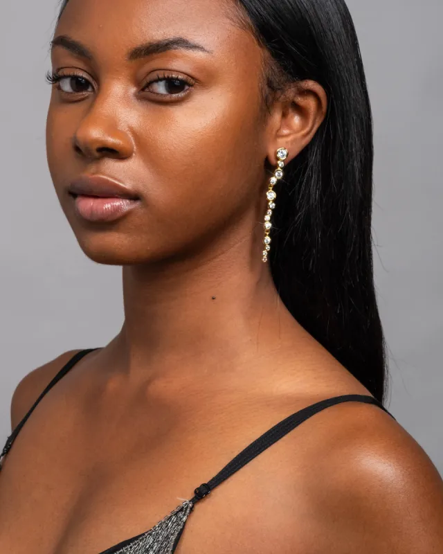 Asterales Gold Cascading Earring sold by Alexis Bittar