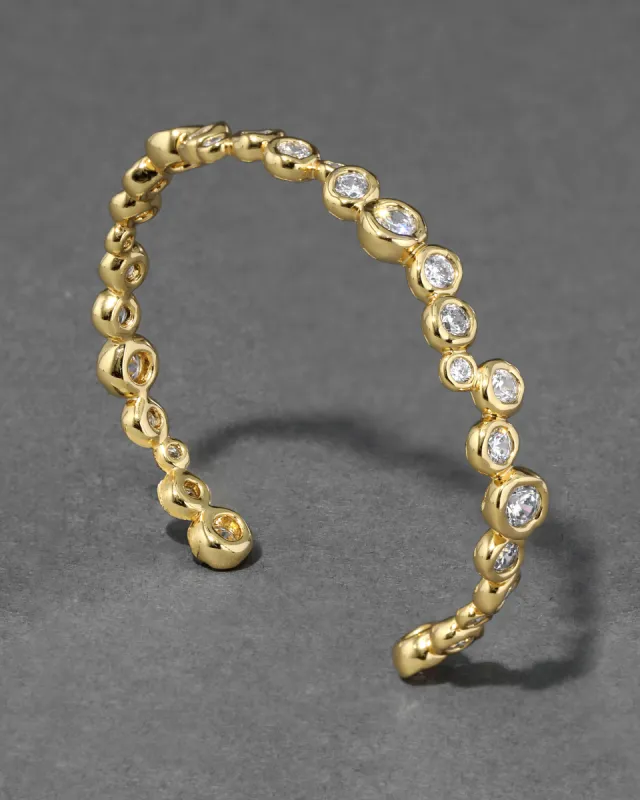 Asterales Gold Skinny Cuff Bracelet sold by Alexis Bittar