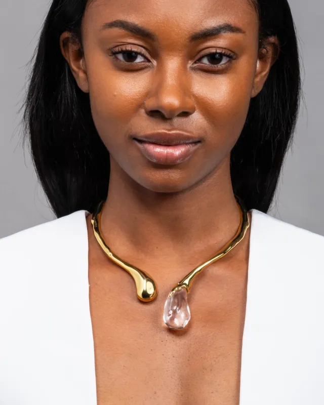 Liquid Lucite Sprout Collar sold by Alexis Bittar