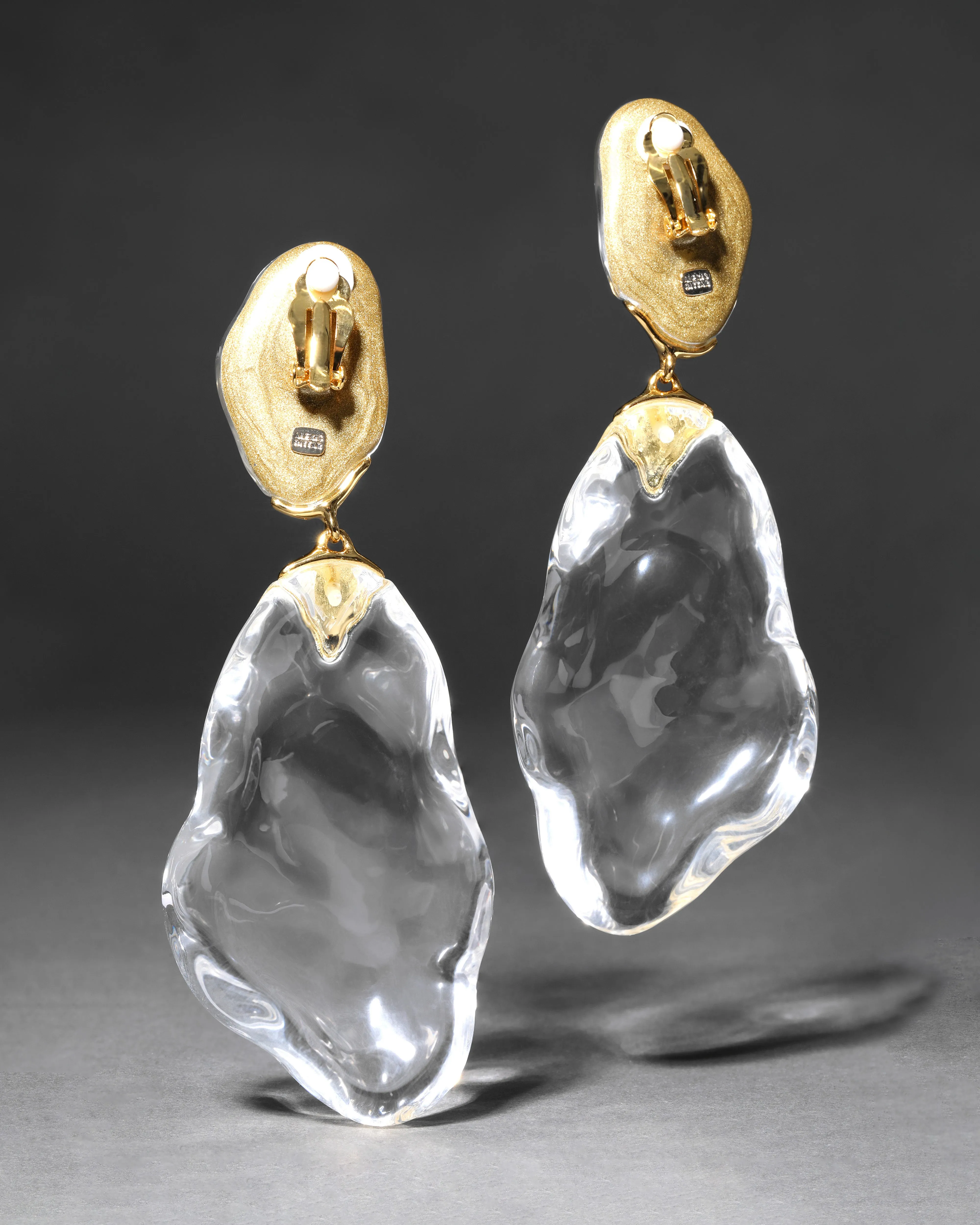 Liquid Lucite Pebble Clip Earring sold by Alexis Bittar product image thumbnail 2