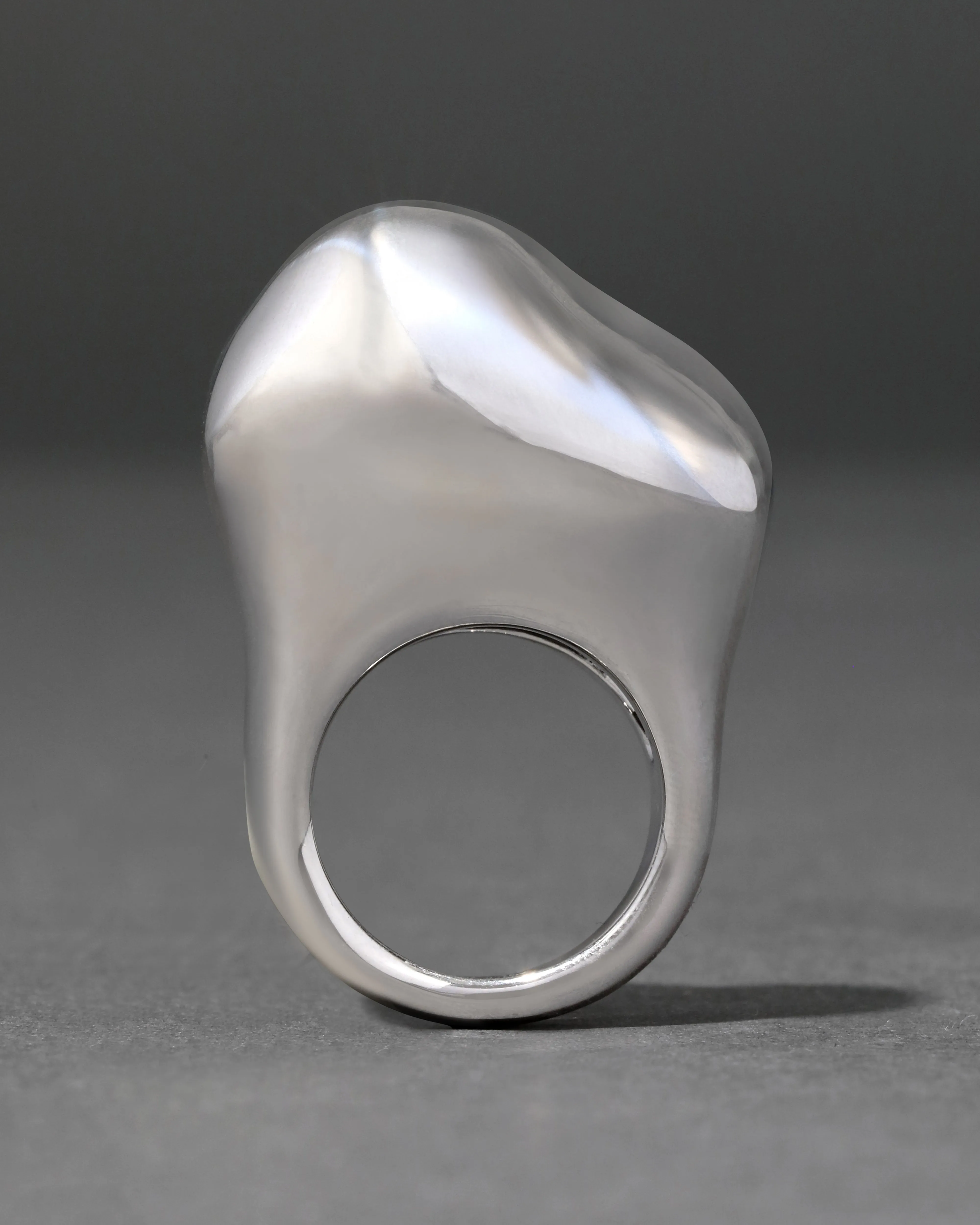 Solanales Silver Crystal Pebble Ring sold by Alexis Bittar product image thumbnail 4