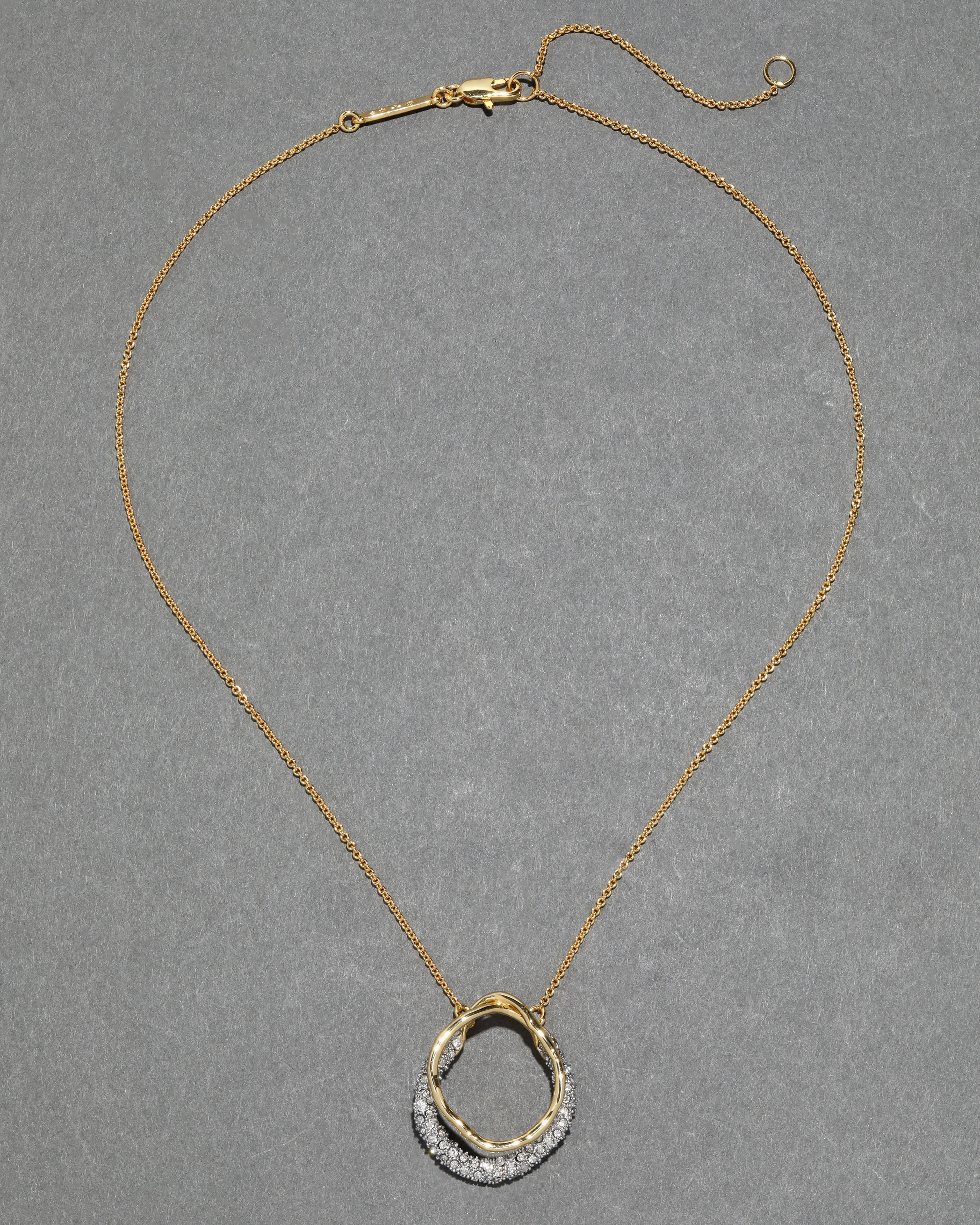 Solanales Gold Crystal Orbit Necklace sold by Alexis Bittar product image thumbnail 3