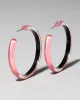 Skinny Lucite Hoop Earring- Sweet Melon sold by Alexis Bittar