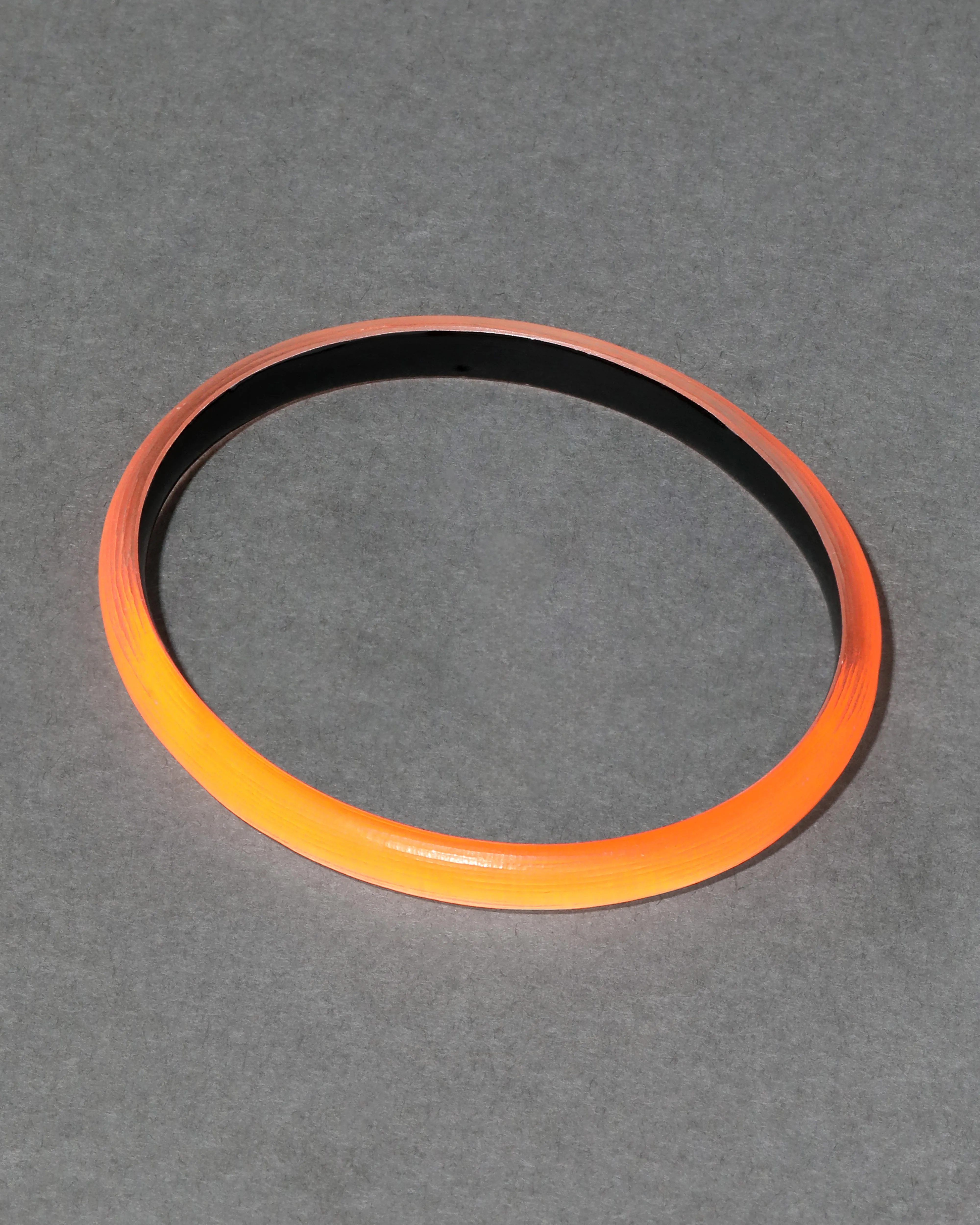 Luminous Lucite Super Skinny Bangle Bracelet- Neon Orange sold by Alexis Bittar product image thumbnail 4