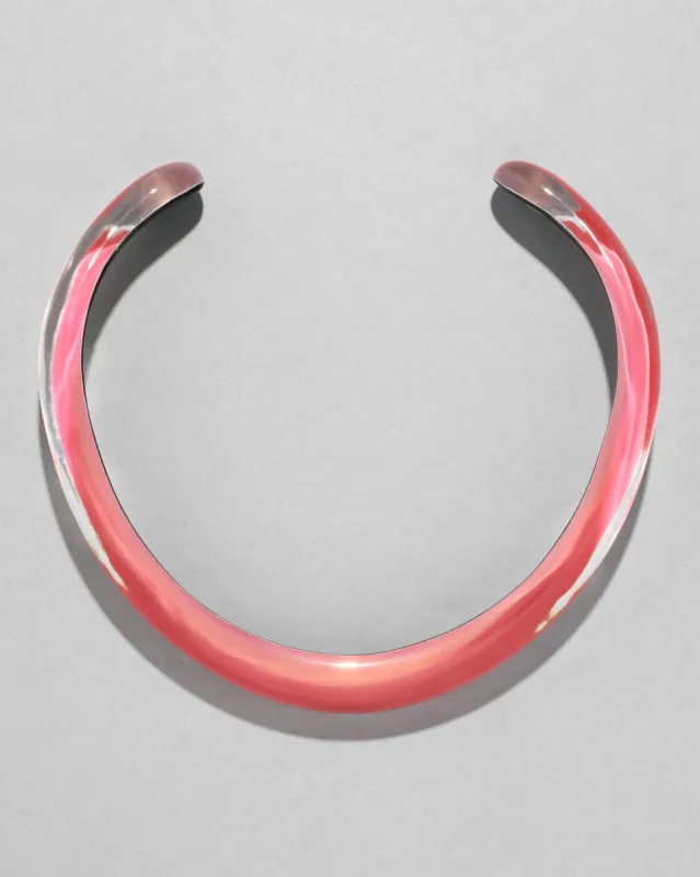 Lucite Collar Necklace- Sweet Melon sold by Alexis Bittar
