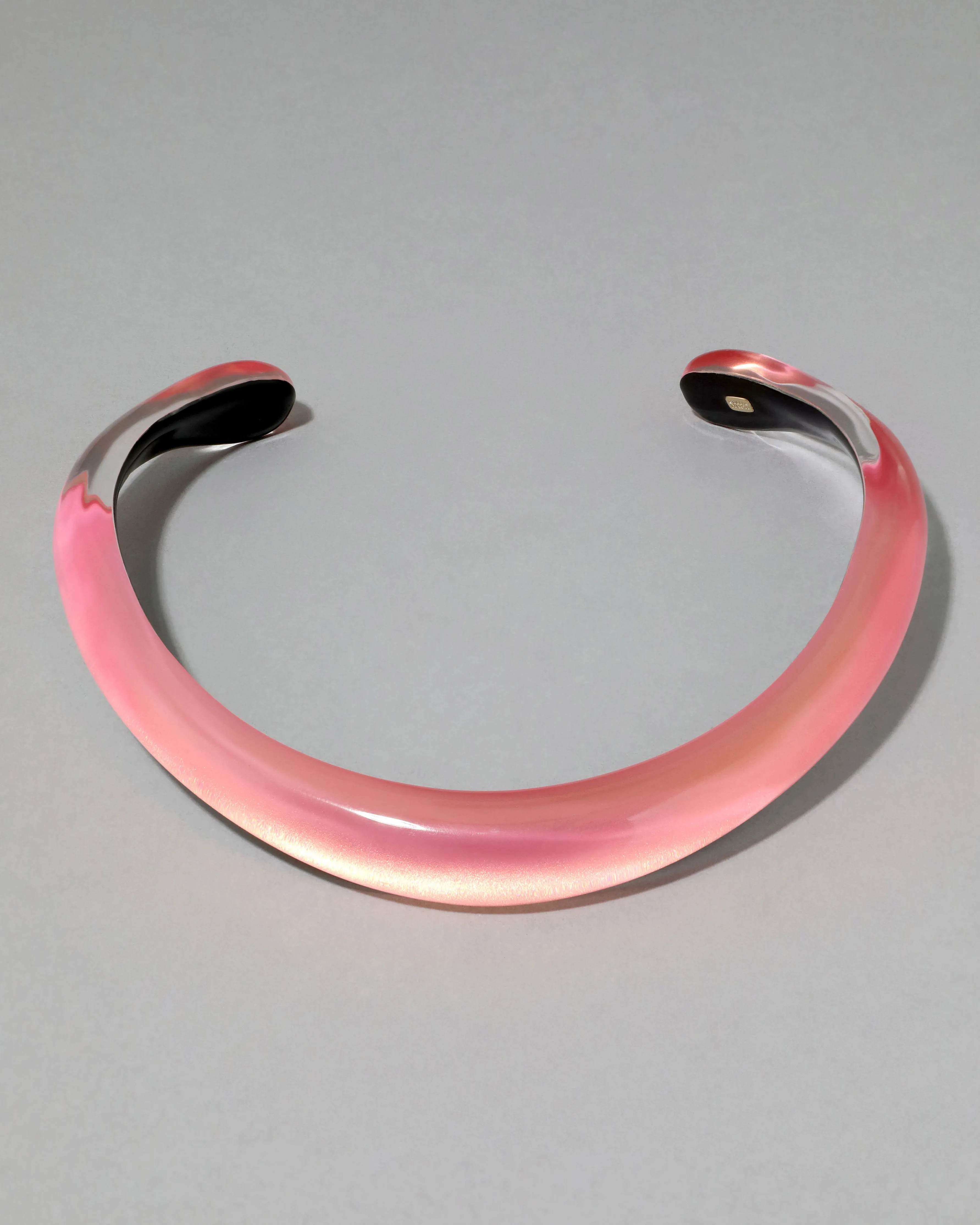 Lucite Collar Necklace- Sweet Melon sold by Alexis Bittar product image thumbnail 3