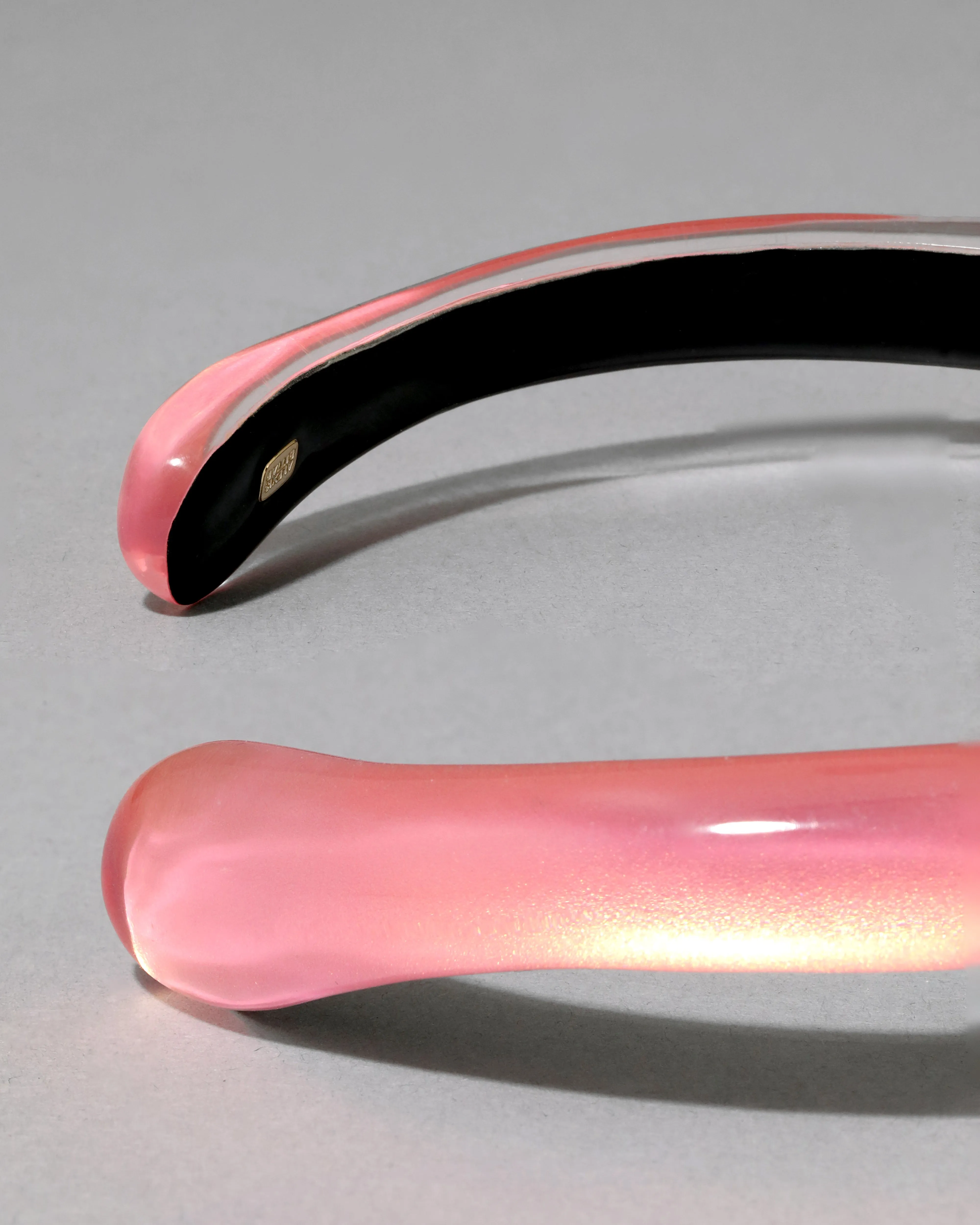 Lucite Collar Necklace- Sweet Melon sold by Alexis Bittar product image thumbnail 4