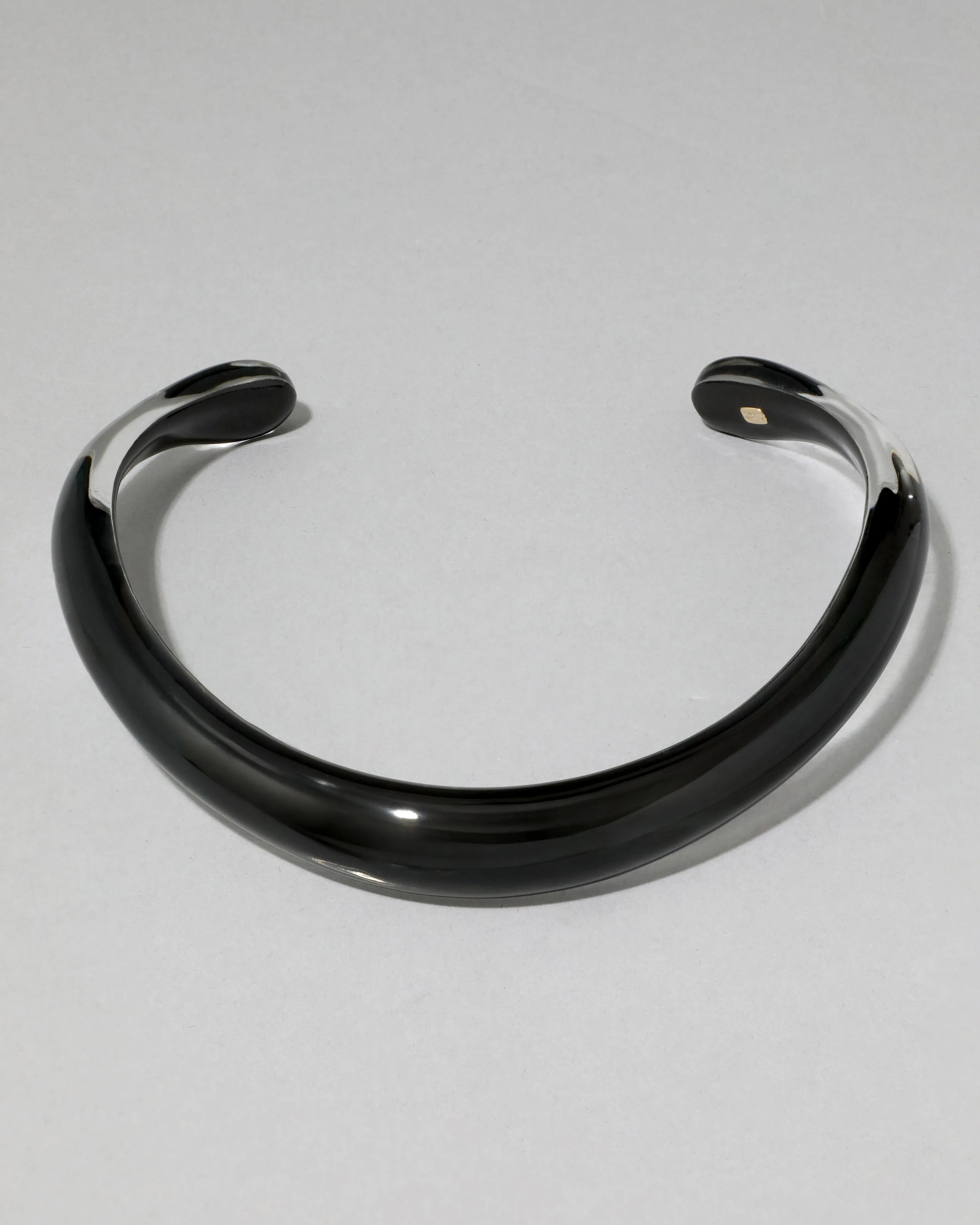 Lucite Collar Necklace- Onyx sold by Alexis Bittar product image thumbnail 3