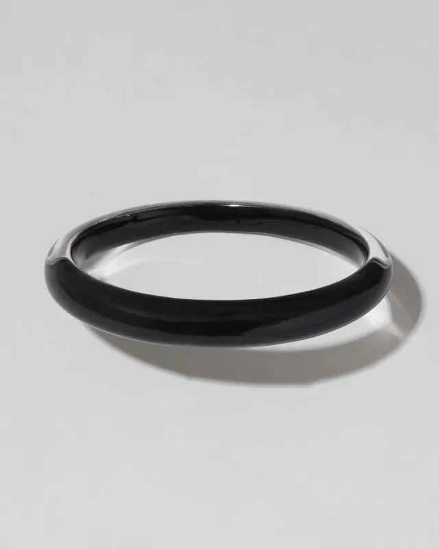 Lucite Skinny Bangle Bracelet- Onyx sold by Alexis Bittar