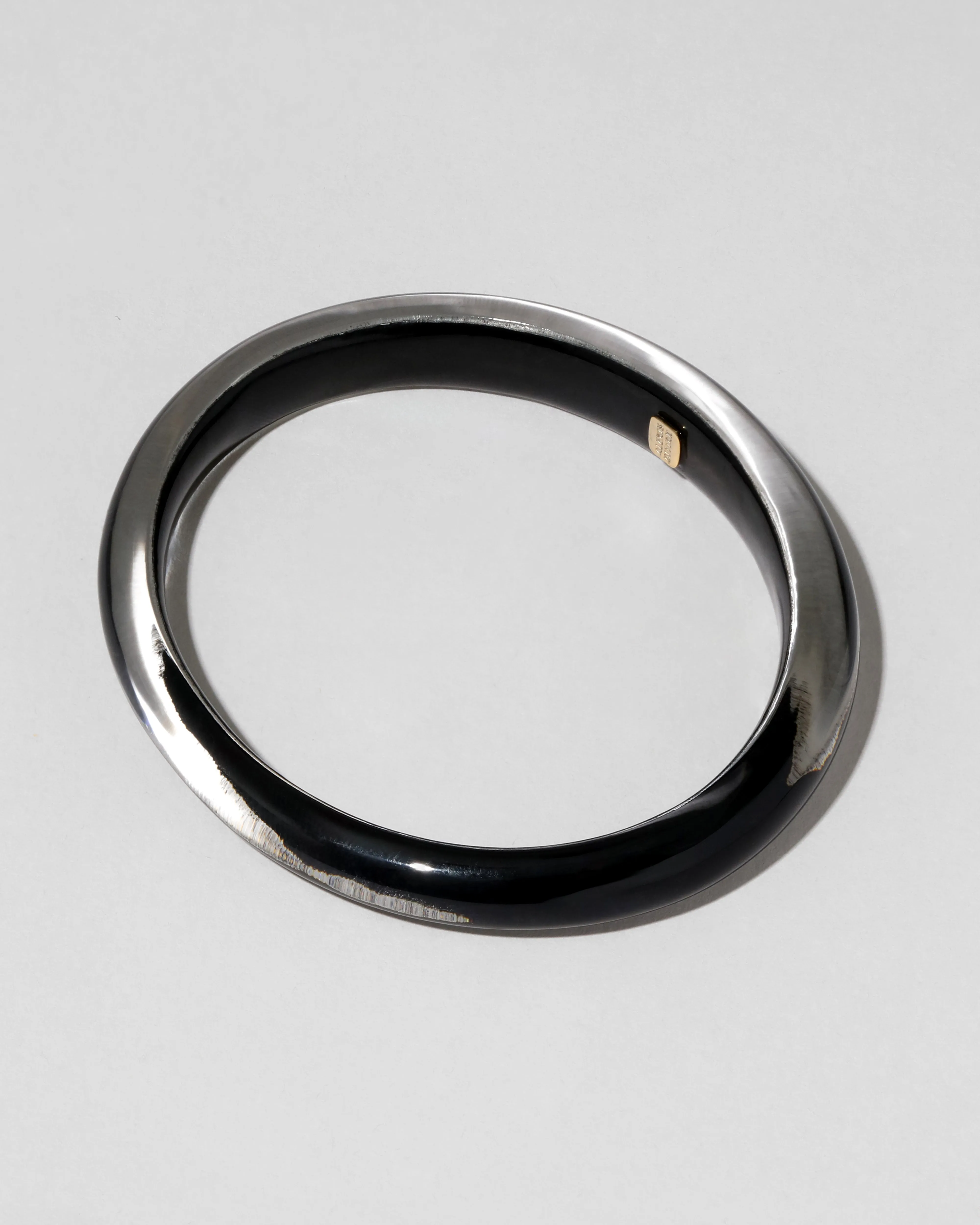 Lucite Skinny Bangle Bracelet- Onyx sold by Alexis Bittar product image thumbnail 4