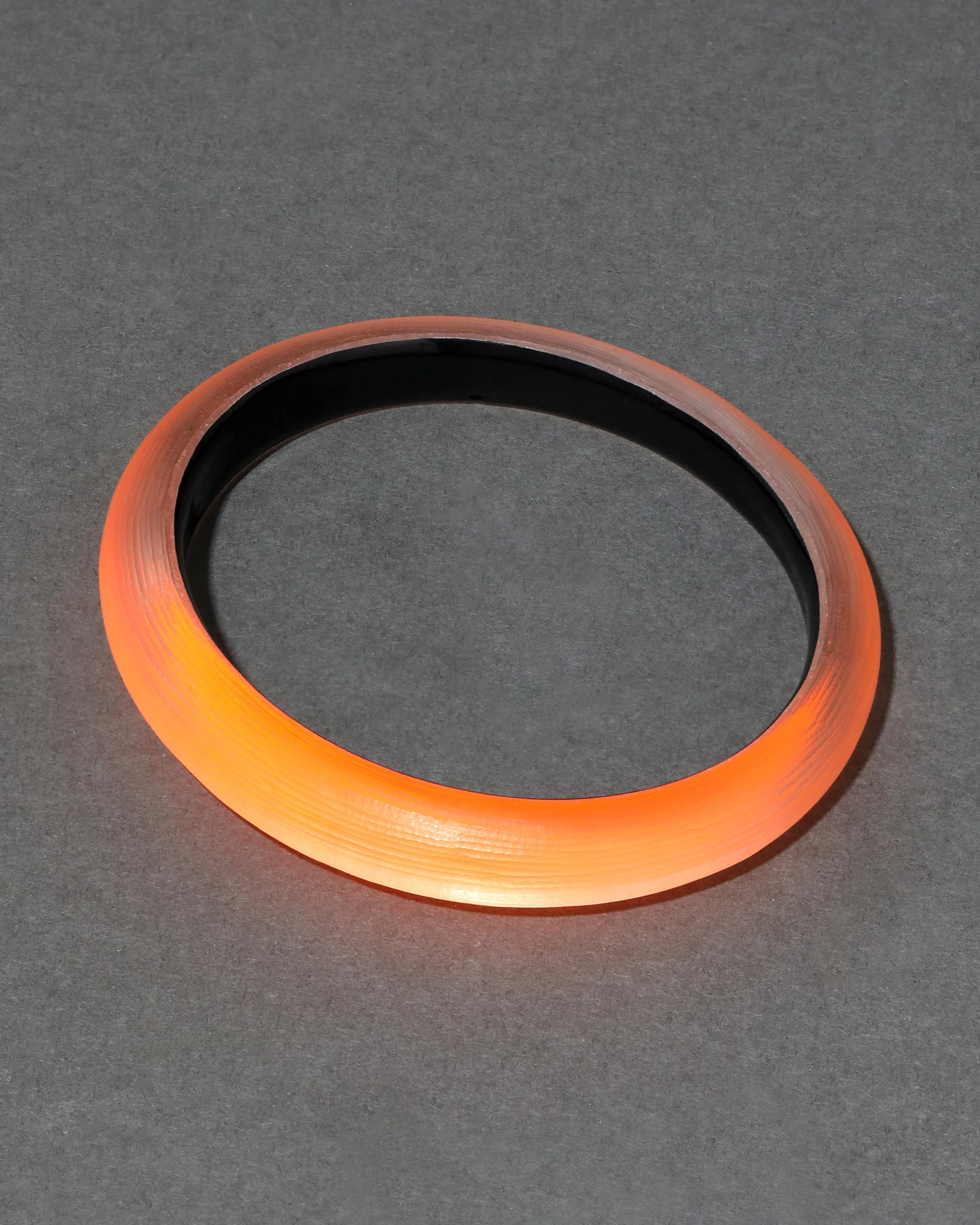 Lucite Skinny Bangle Bracelet- Neon Orange sold by Alexis Bittar product image thumbnail 4